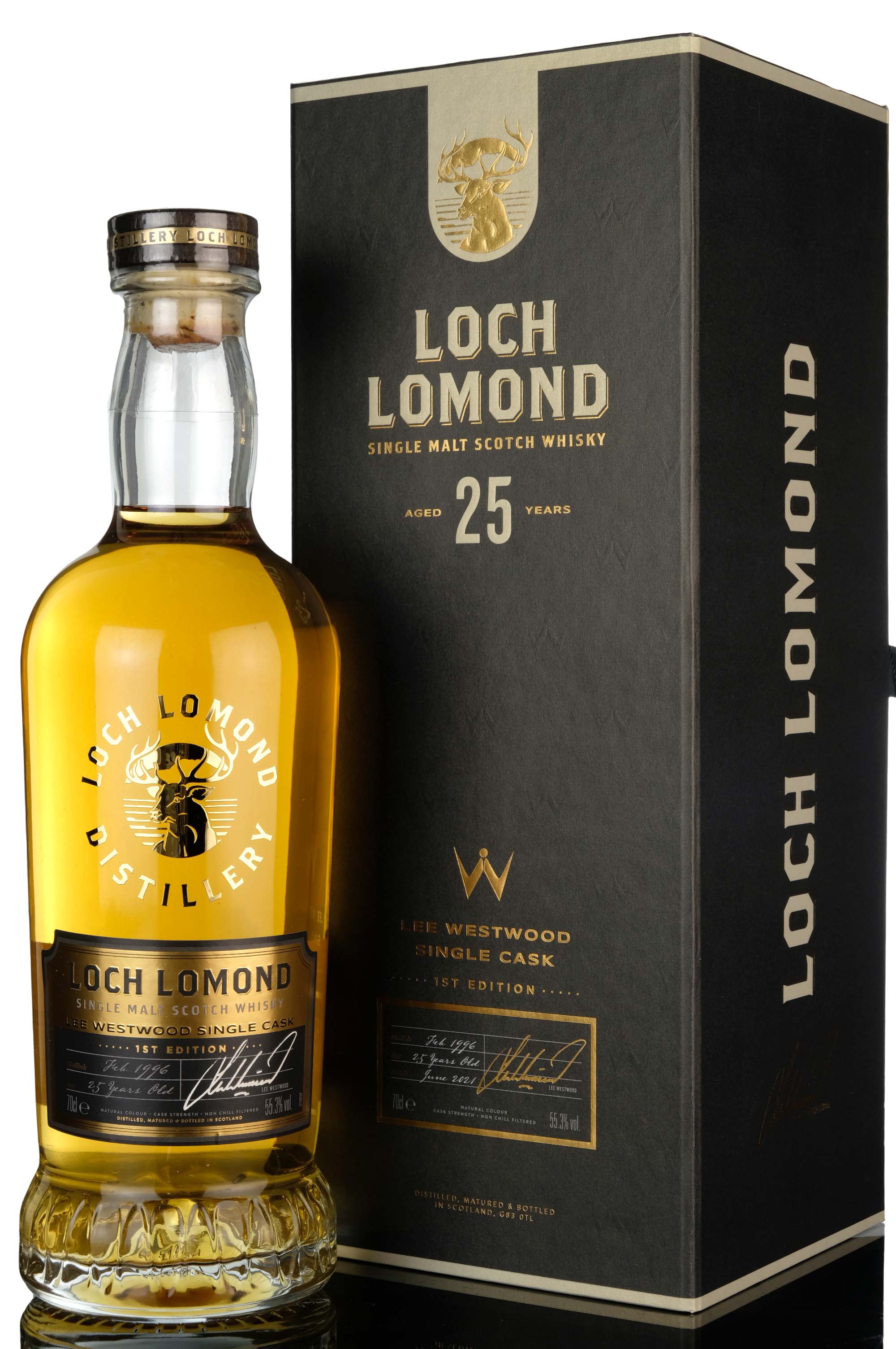 Loch Lomond 1996-2021 - 25 Year Old - Single Cask - Lee Westwood 1st Edition