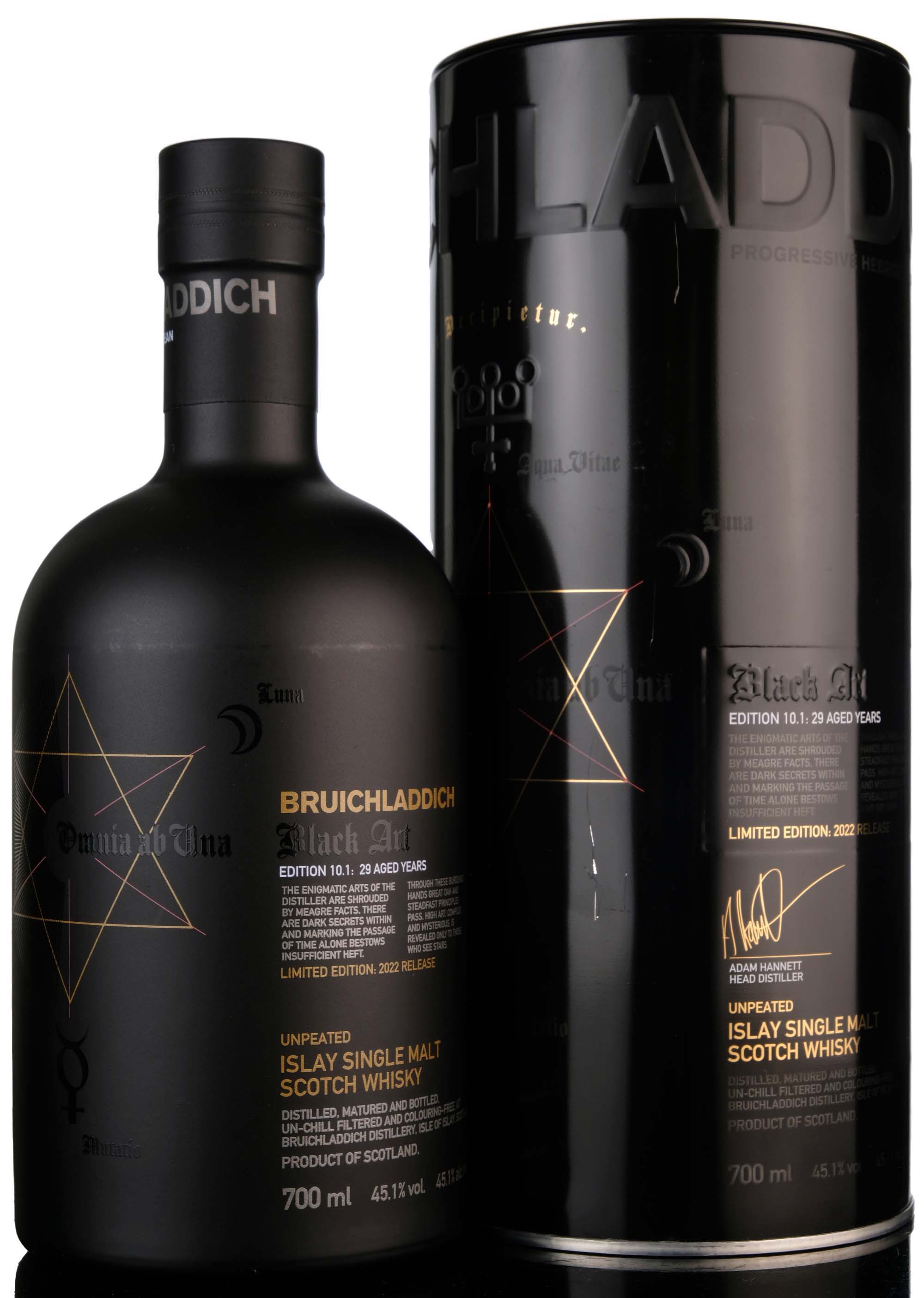 Bruichladdich 21 Year Old - Black Art Edition 10.1 - 2022 Release