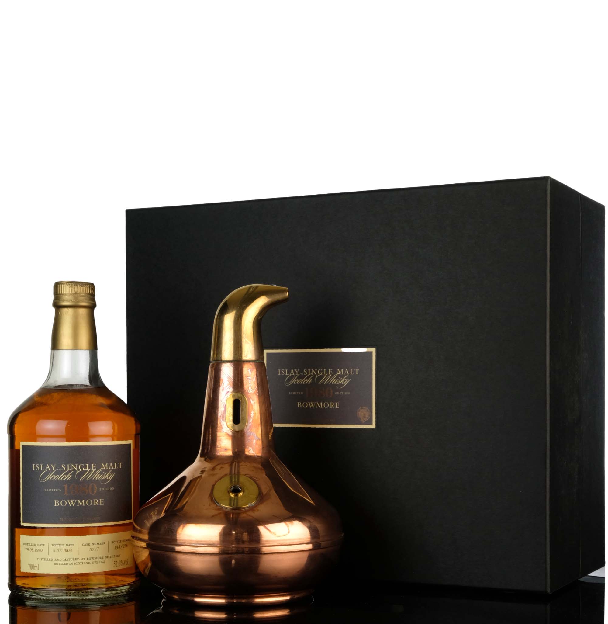 Bowmore 1980-2004 - 23 Year Old - Single Cask 5777 - Copper Still Decanter