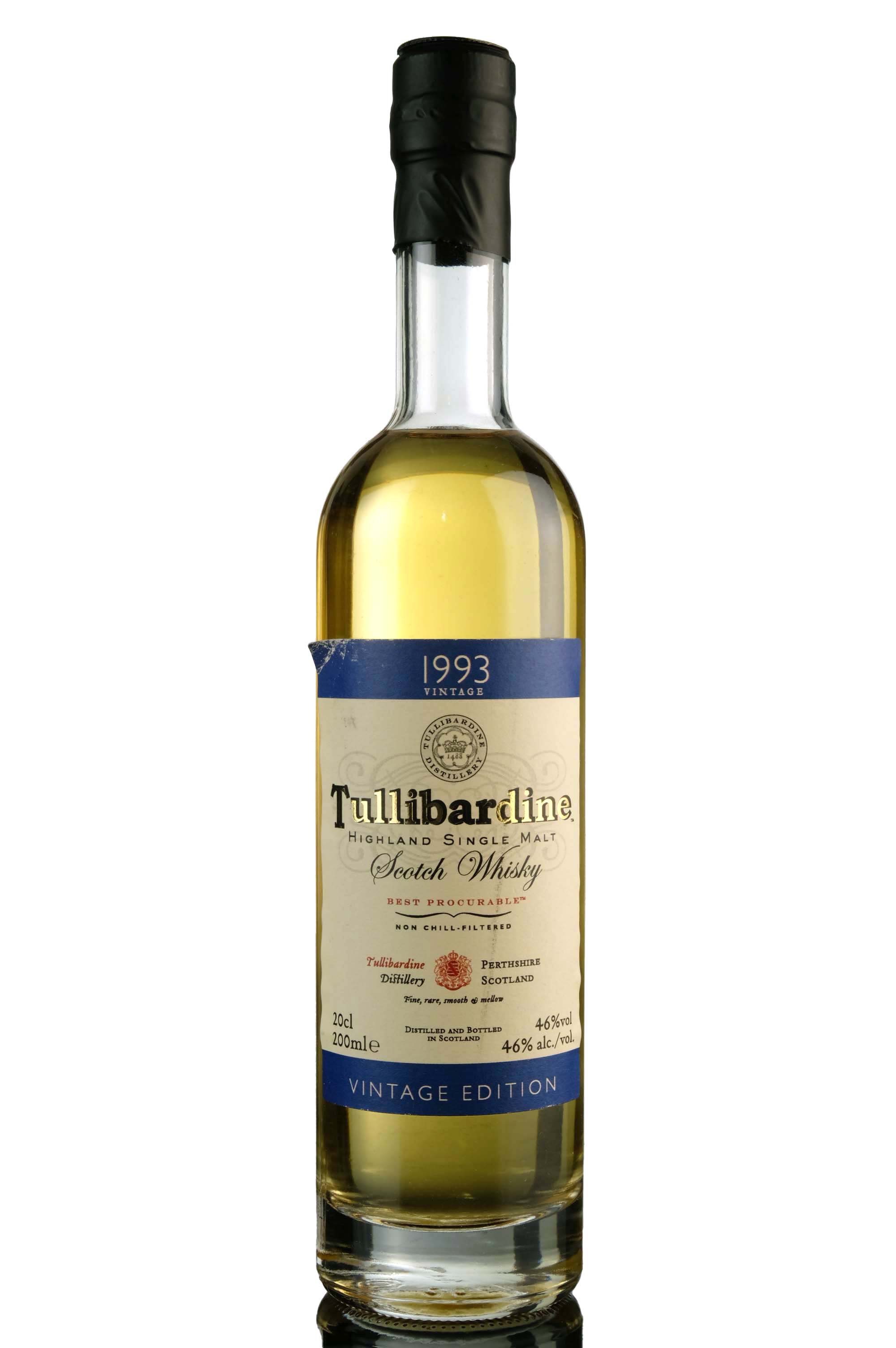 Tullibardine 1993 - Quarter Bottle