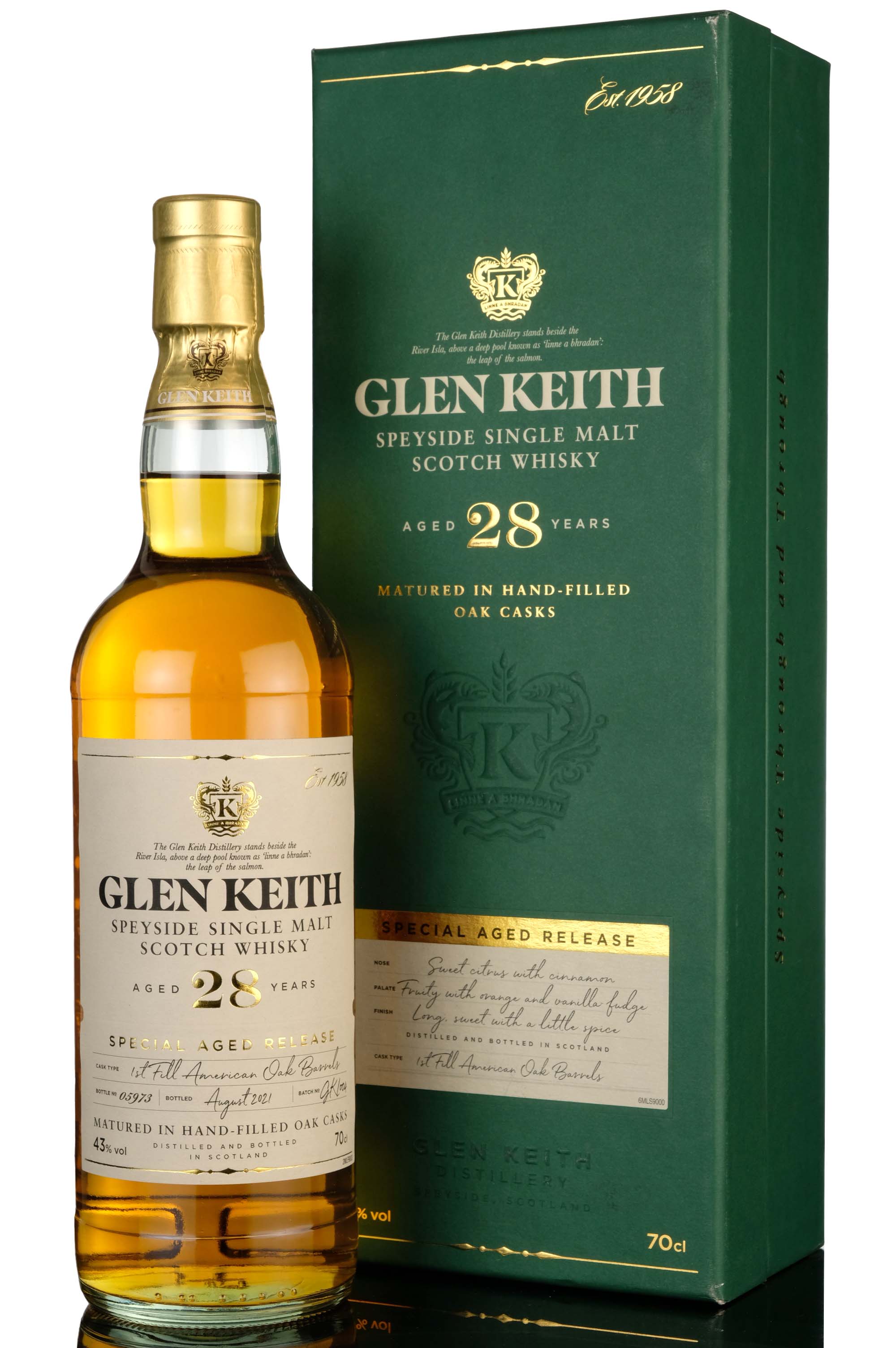 Glen Keith 28 Year Old - Batch 4 - 2021 Release