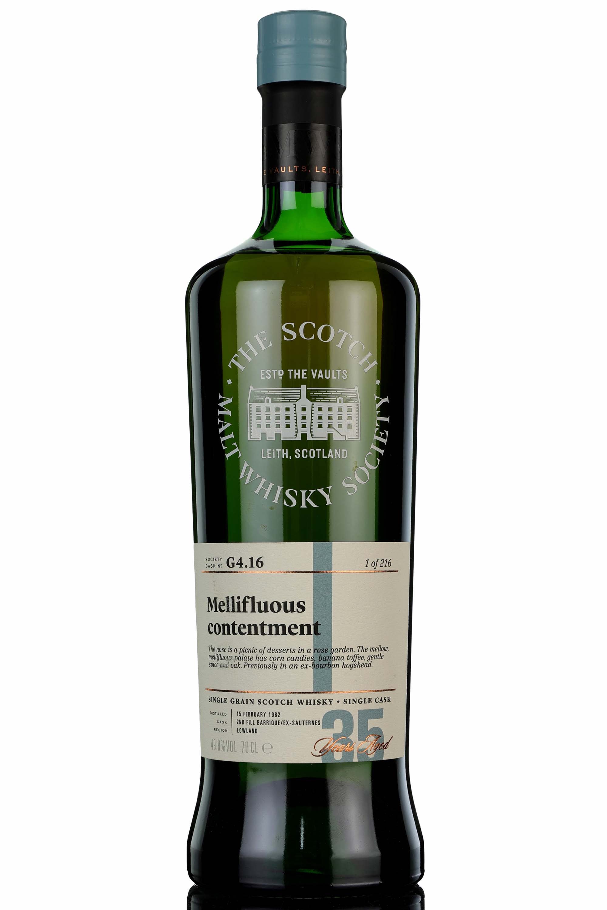 Cameronbridge 1982 - 35 Year Old - SMWS G4.16 - Mellifluous Contentment