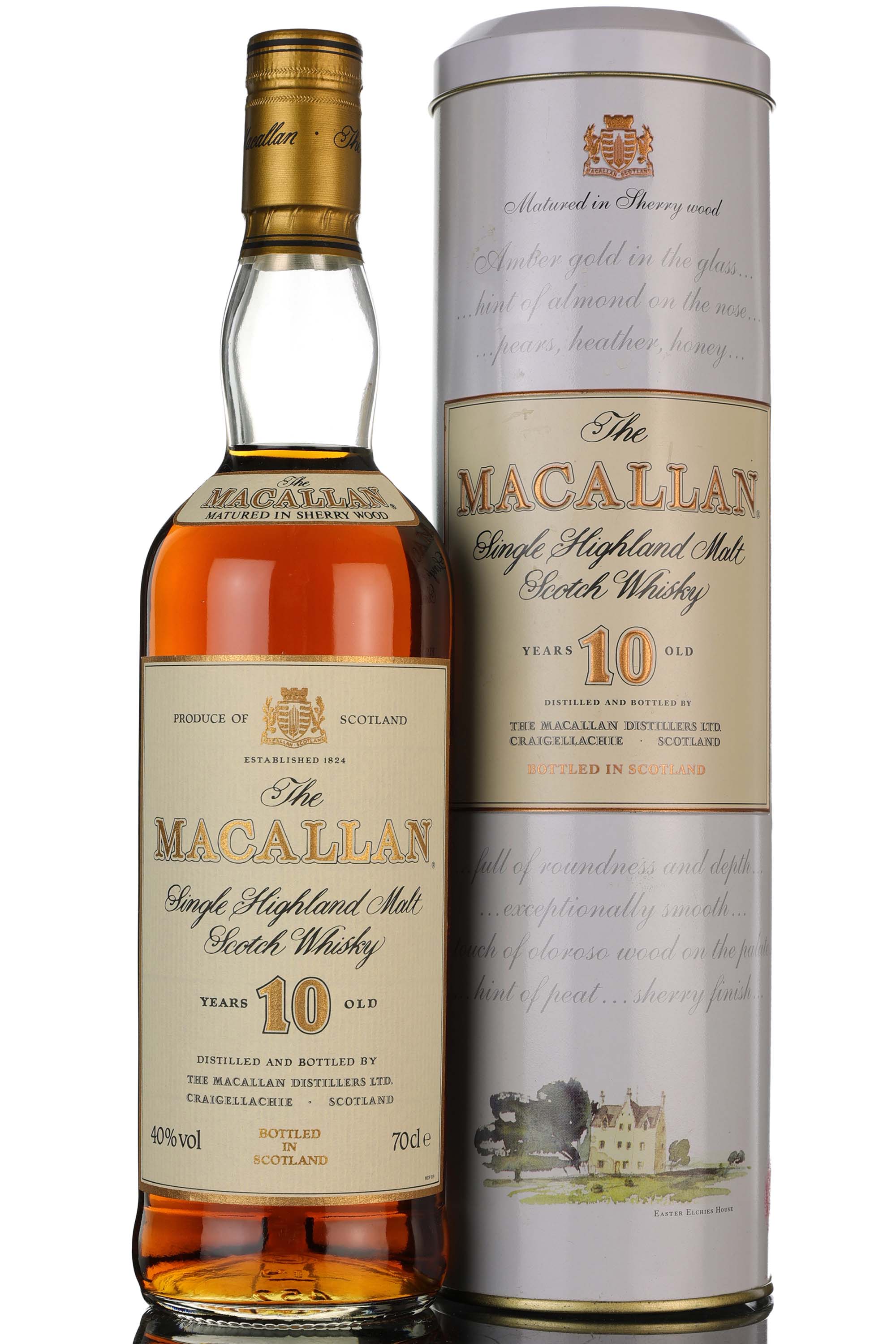 Macallan 10 Year Old - Sherry Cask - 1990s - Limited Edition Tin