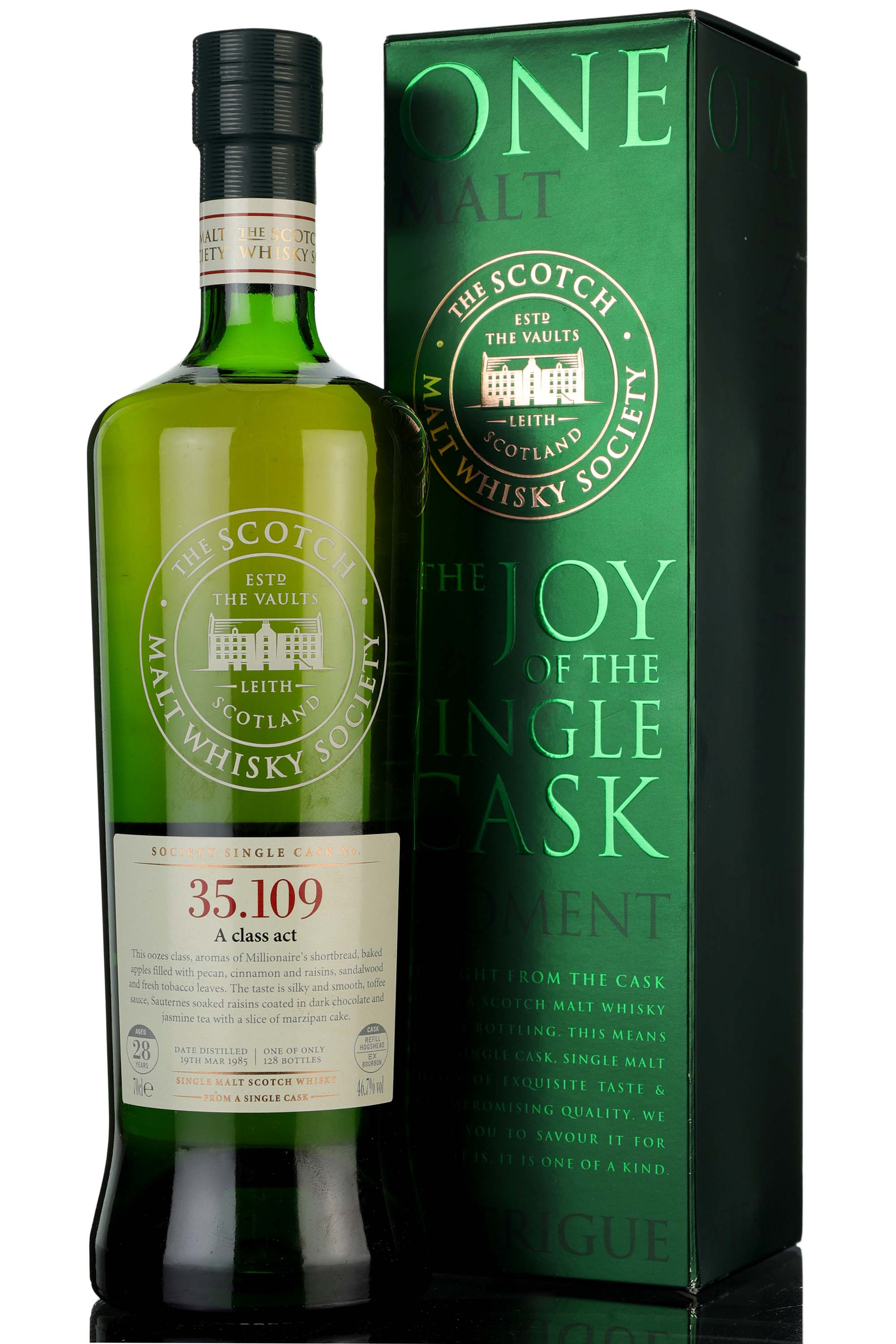 Glen Moray 1985-2014 - 28 Year Old - SMWS 35.109 - A Class Act