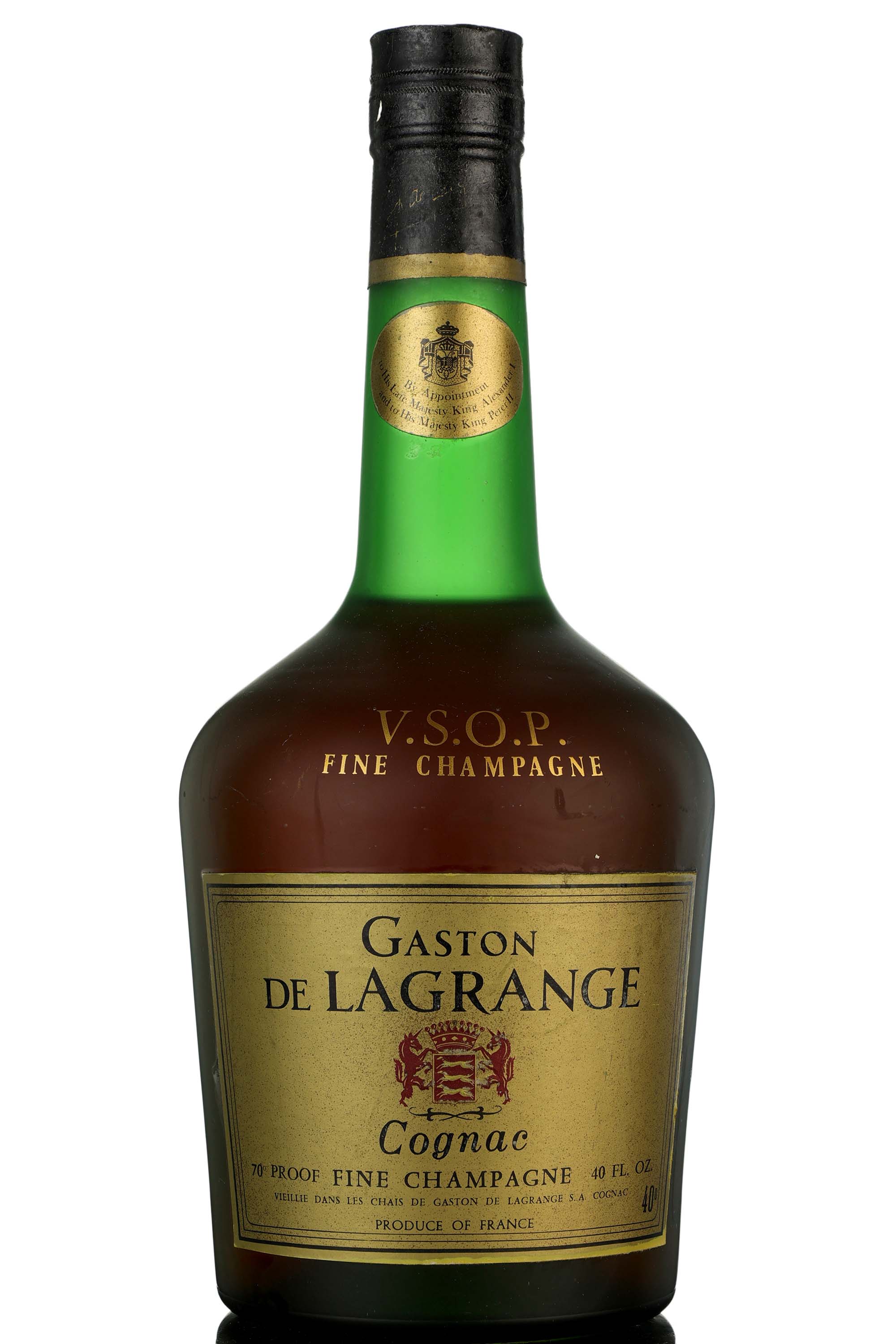 Gaston De Lagrange VSOP Fine Champagne Cognac - 1970s - 1.13 Litre