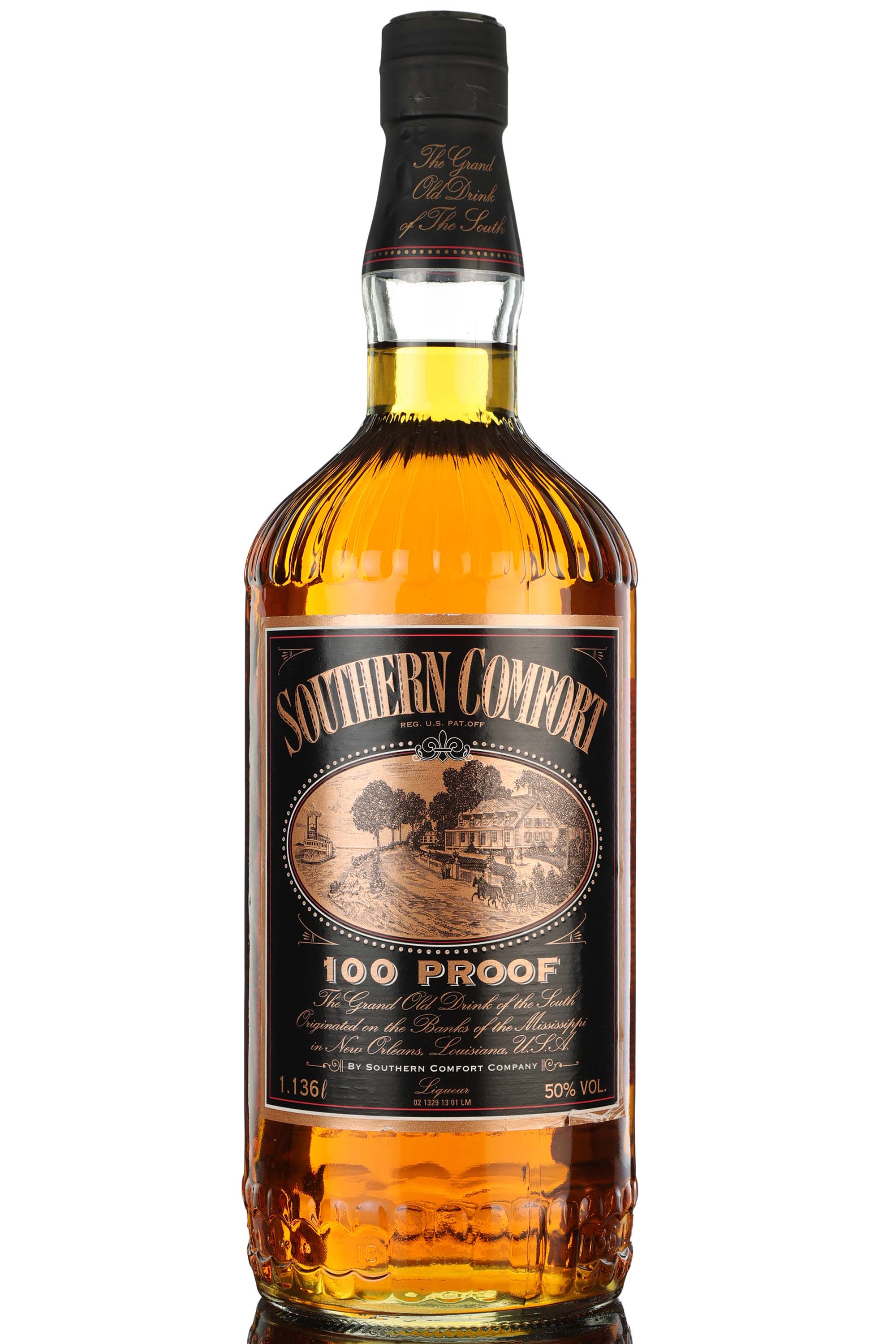 Southern Comfort Whiskey Liqueur - 100 Proof - 1.136 Litres