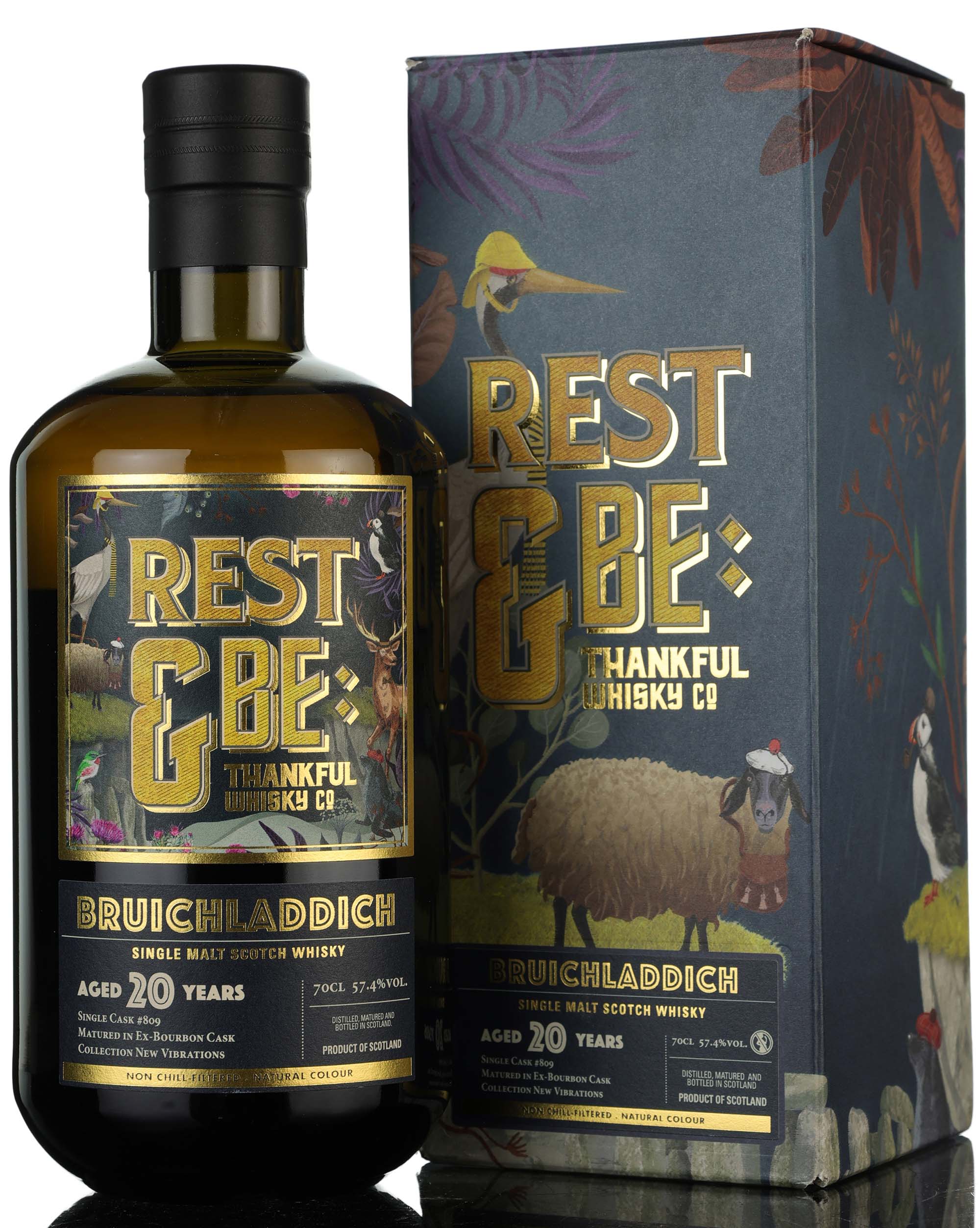 Bruichladdich 2002-2023 - 20 Year Old - Rest & Be Thankful Whisky Co - Single Cask 809