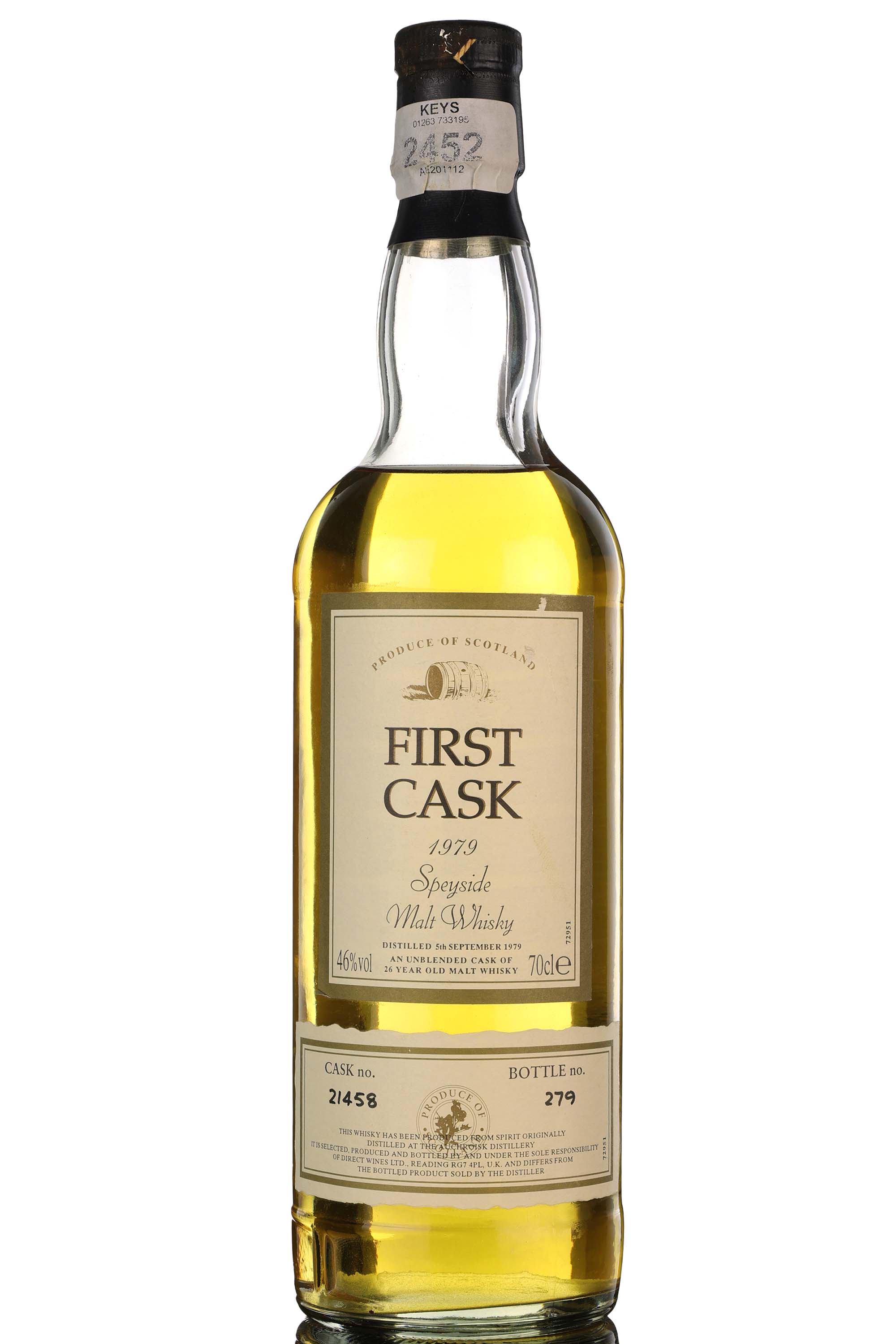 Auchroisk 1979 - 26 Year Old - First Cask - Single Cask 21458