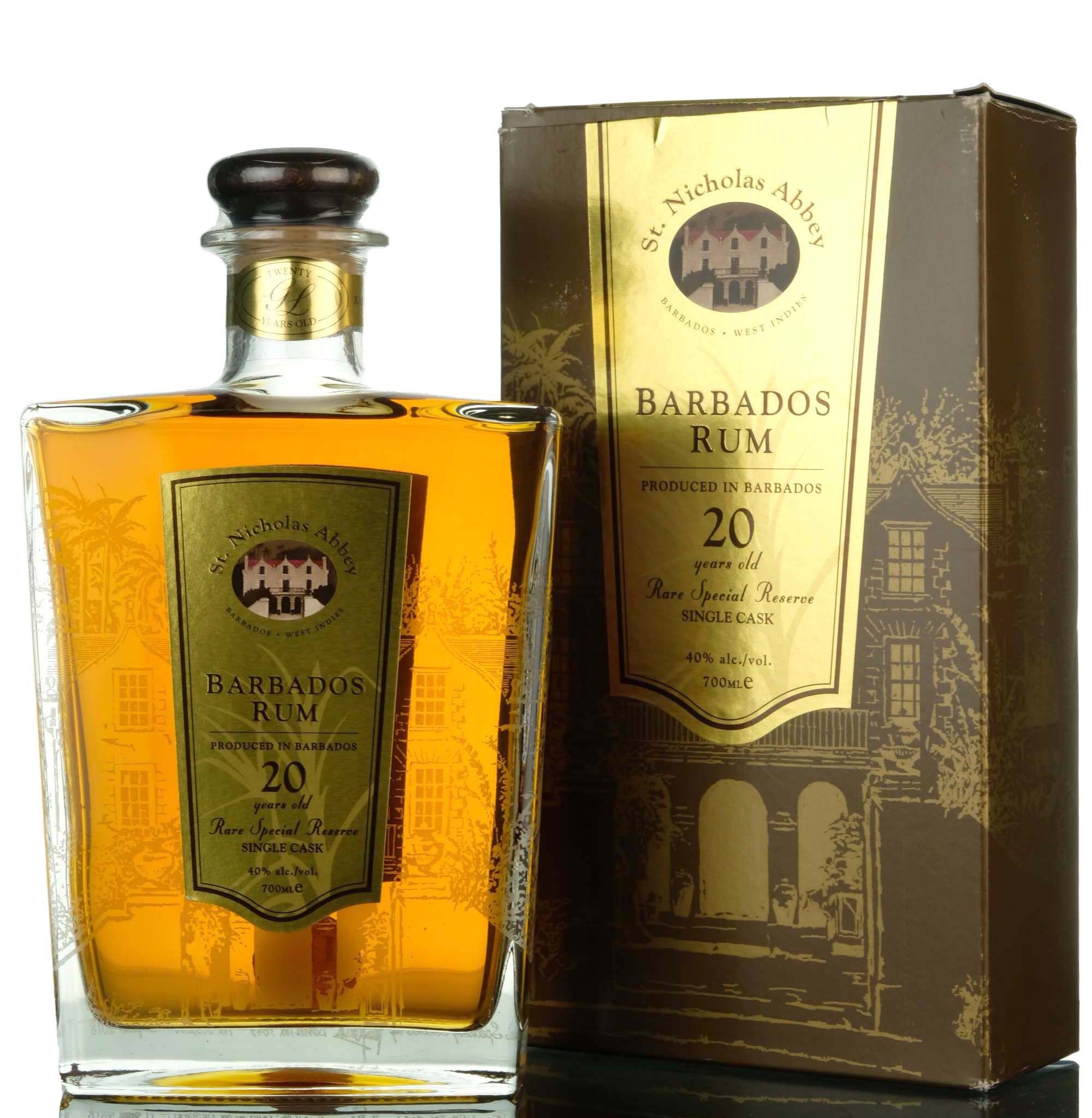 St. Nicholas Abbey 20 Year Old - Barbados Single Cask Rum 1659 - 2018 Release