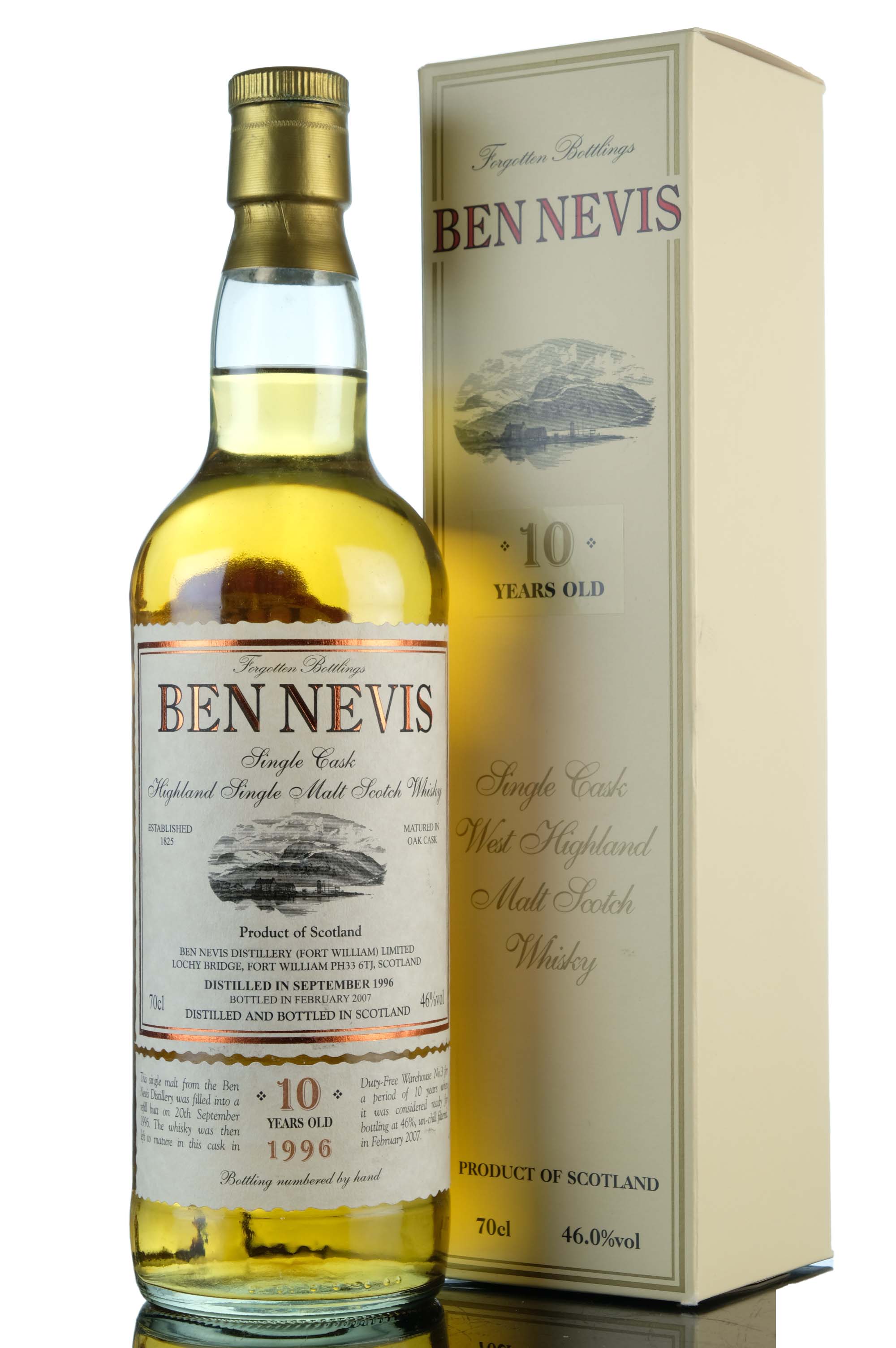 Ben Nevis 1996-2007 - 10 Year Old - Forgotten Bottling - Single Cask