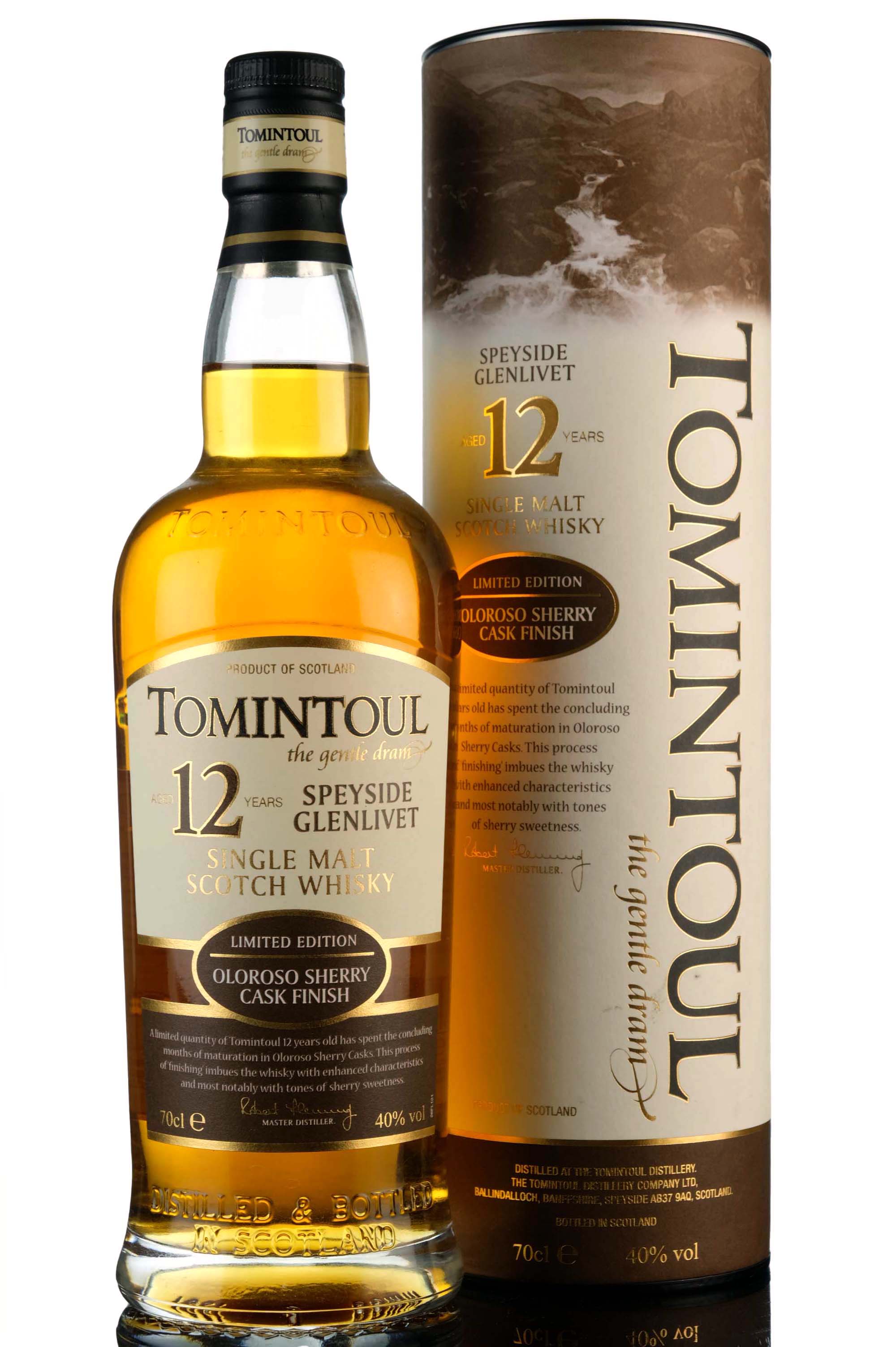 Tomintoul 12 Year Old - Oloroso Sherry Cask Finish - 2016 Release