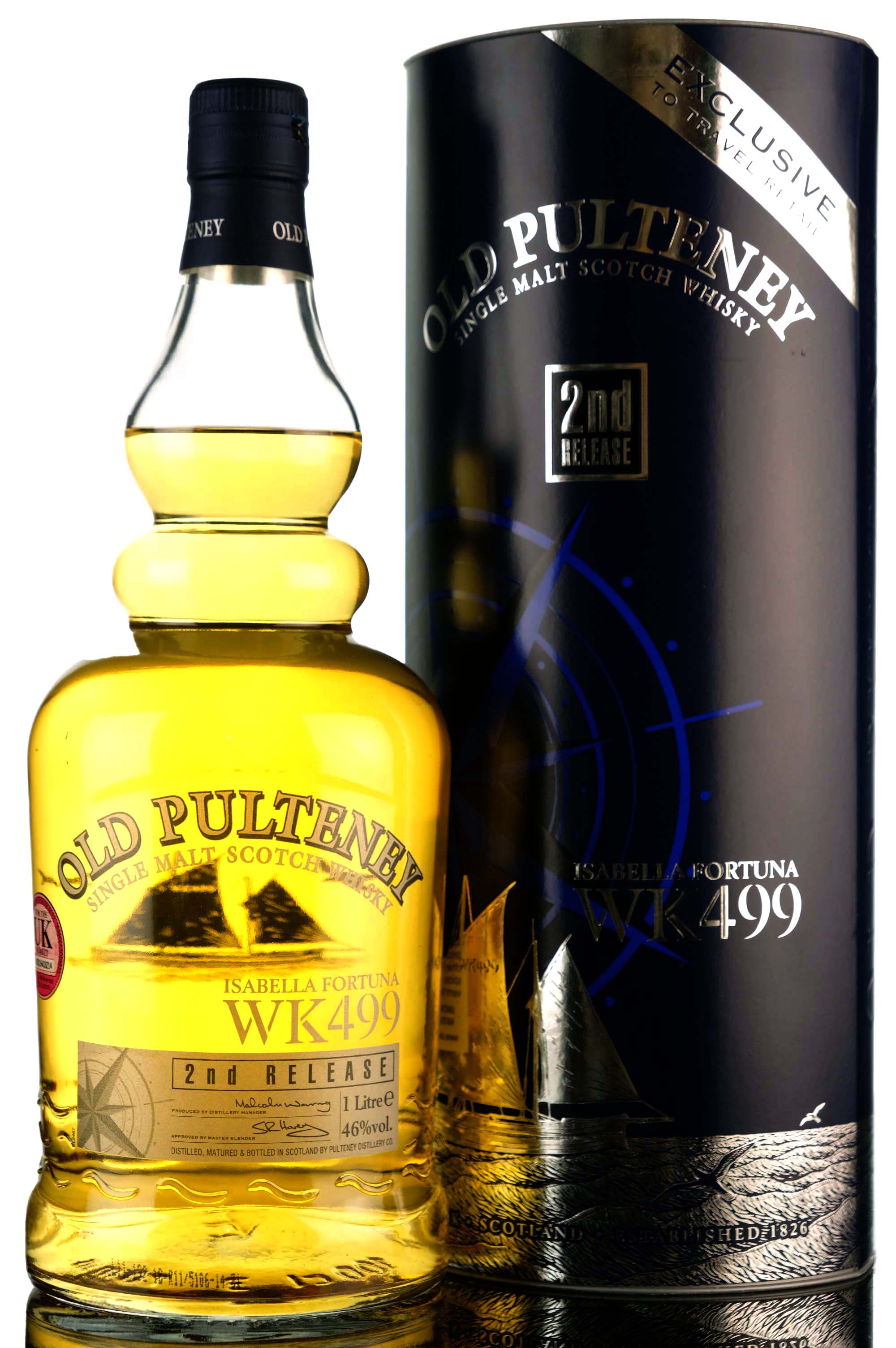 Old Pulteney WK499 Isabella Fortuna - 2nd Release - Travel Retail Exclusive - 2011 Release
