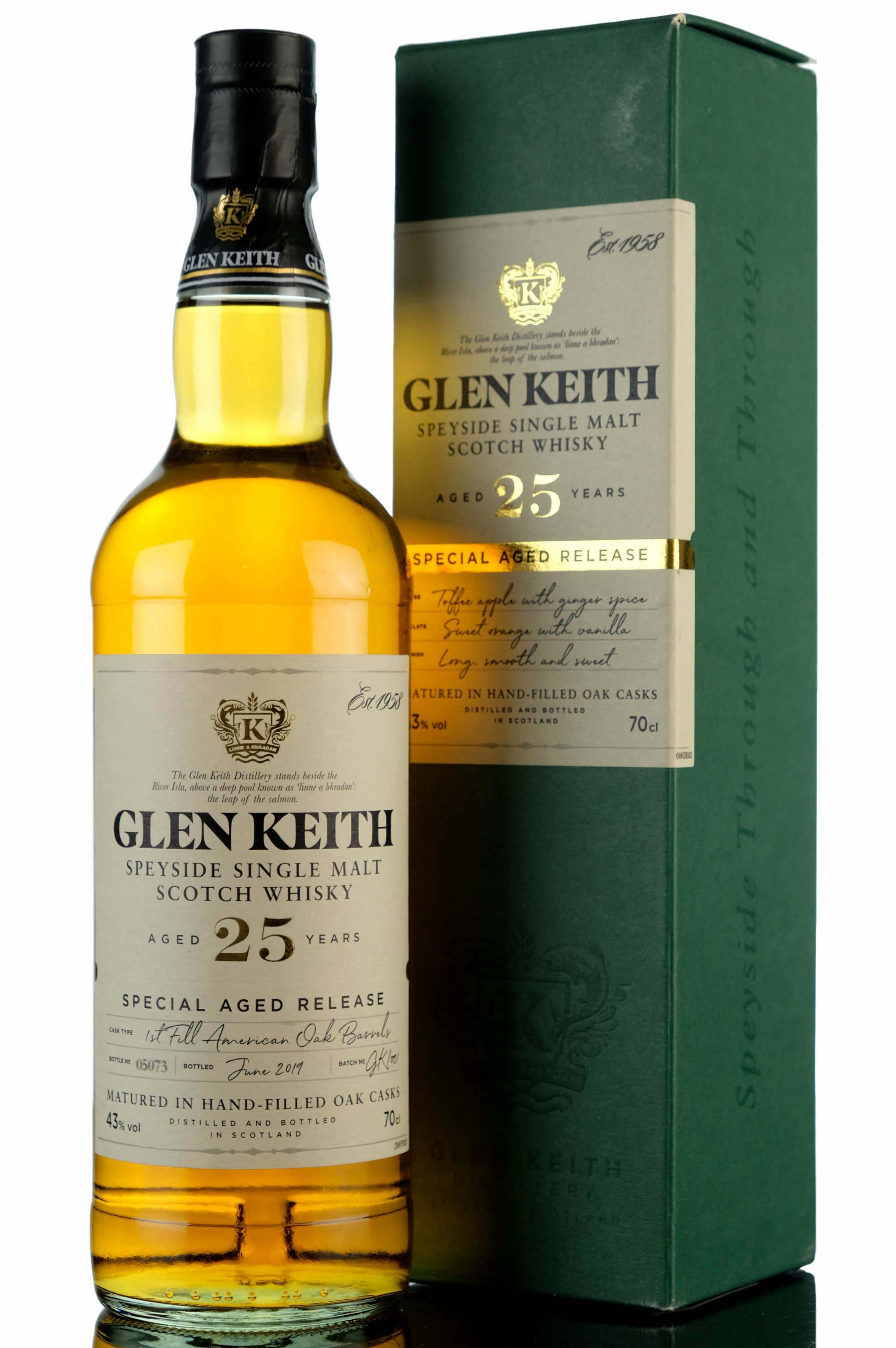 Glen Keith 25 Year Old - Batch 1 - 2019 Release