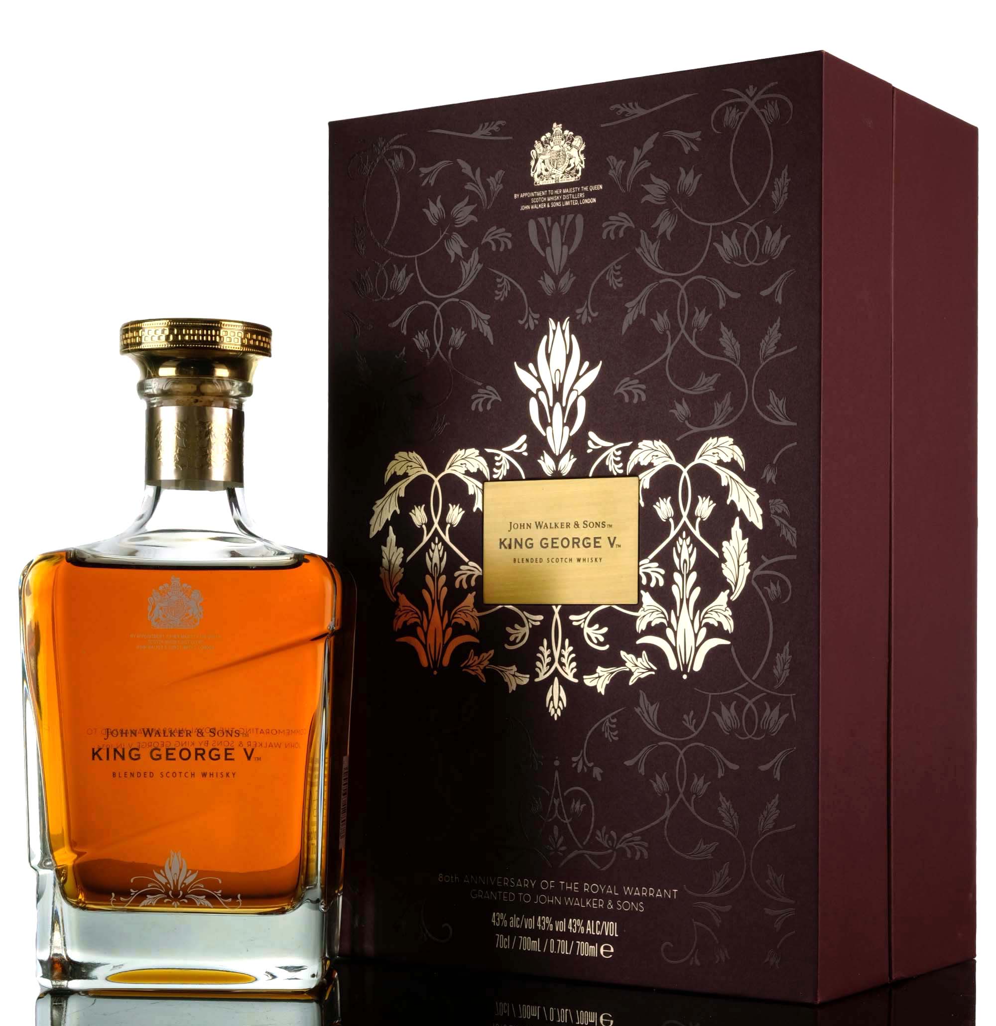 Johnnie Walker King George V Edition - 80th Anniversary Of The Royal Warrant 1934-2014