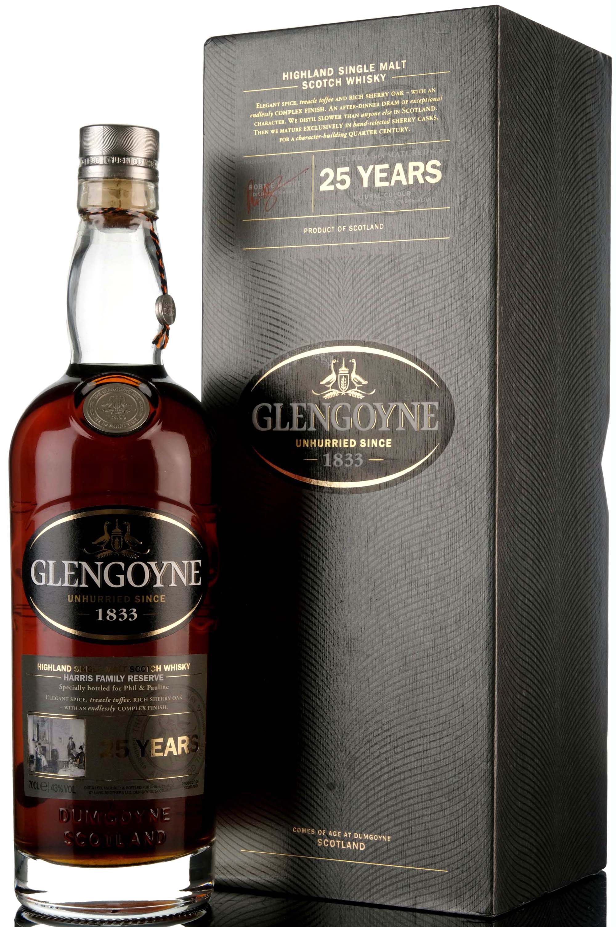 Glengoyne 25 Year Old - Harris Family Reserve - 2015 Release
