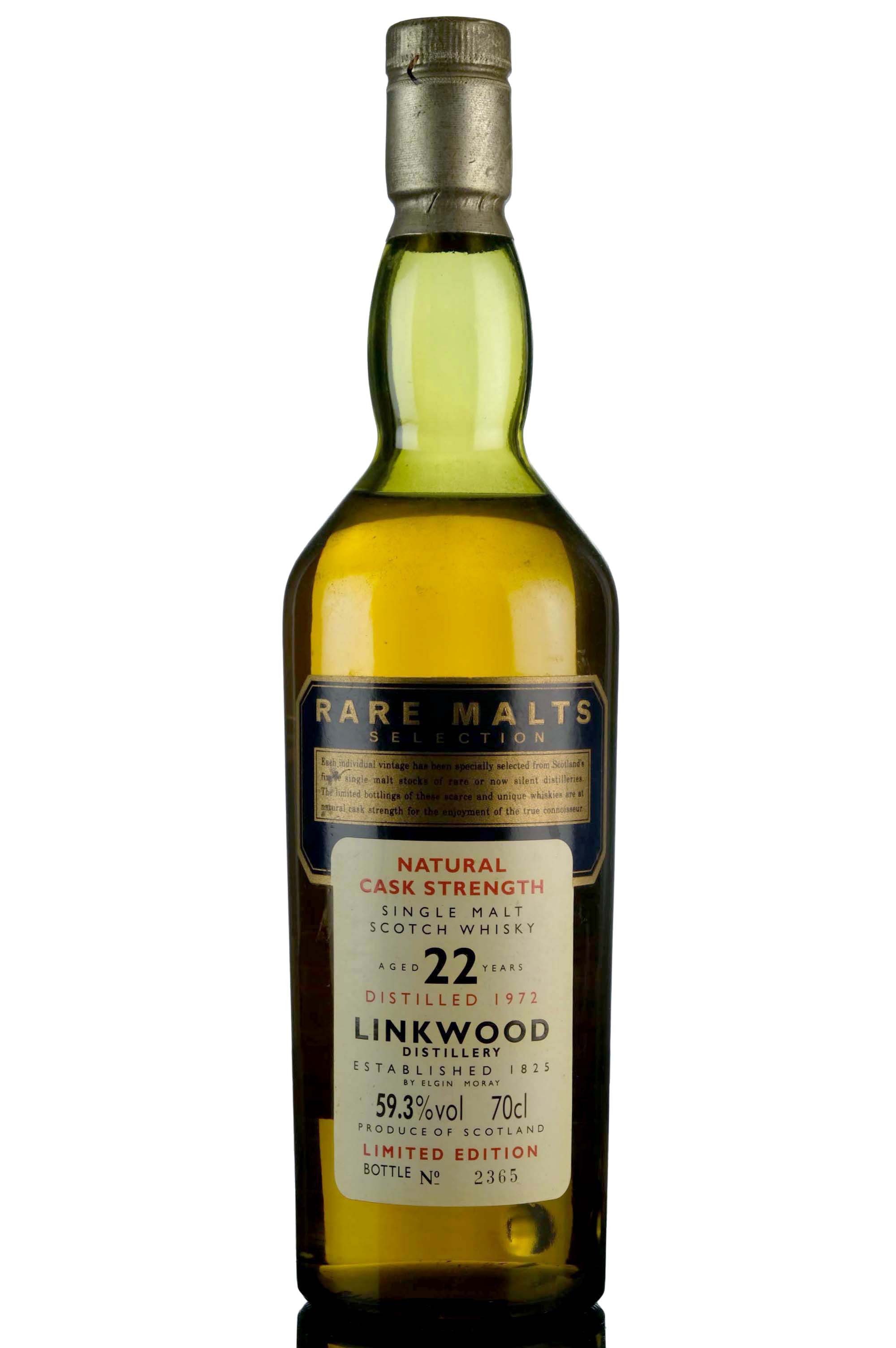 Linkwood 1972 - 22 Year Old - Rare Malts 59.3%