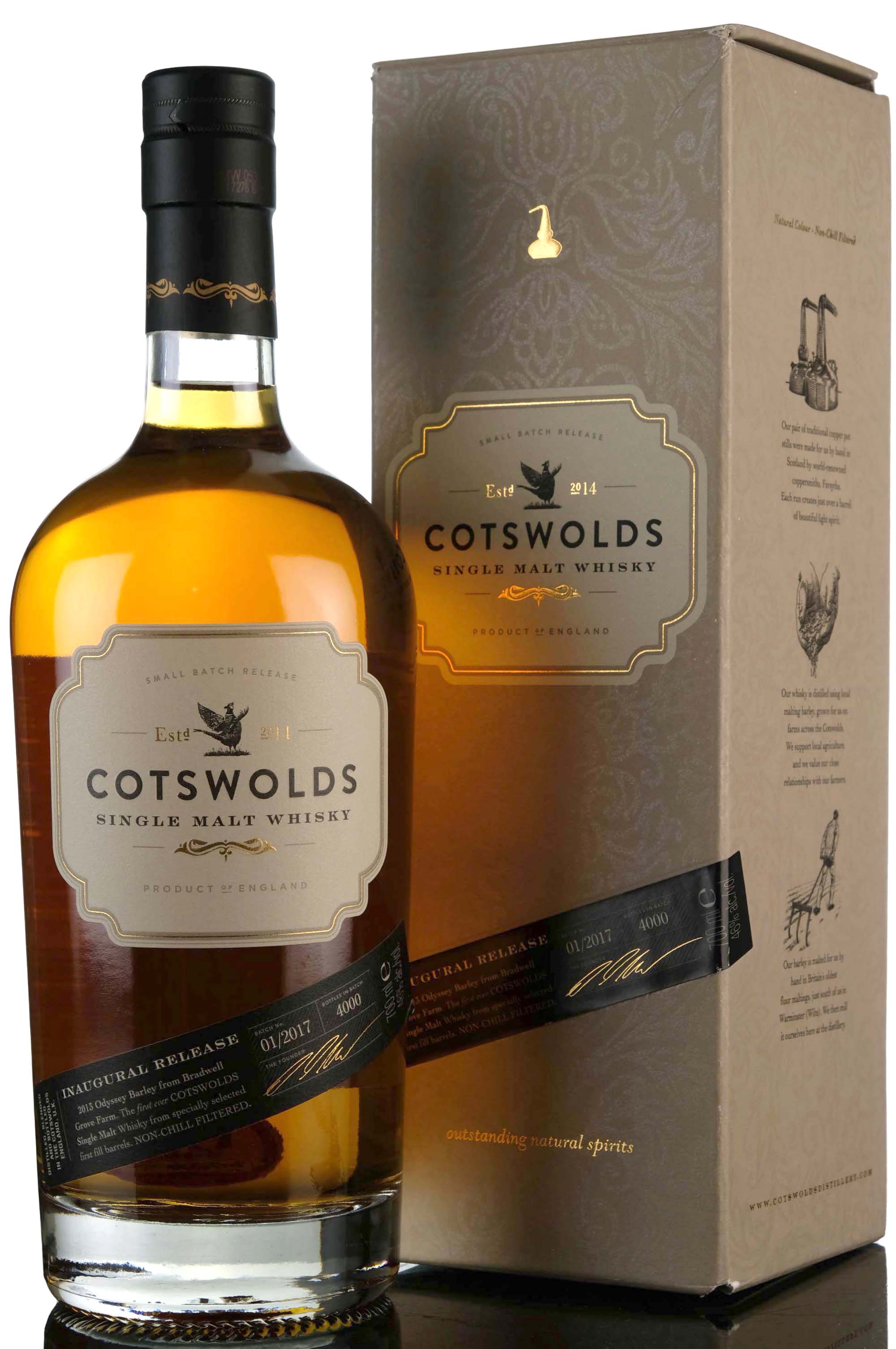 Cotswolds 2014 - Odyssey Barley - Inaugural Release - Batch 1 - 2017 Release