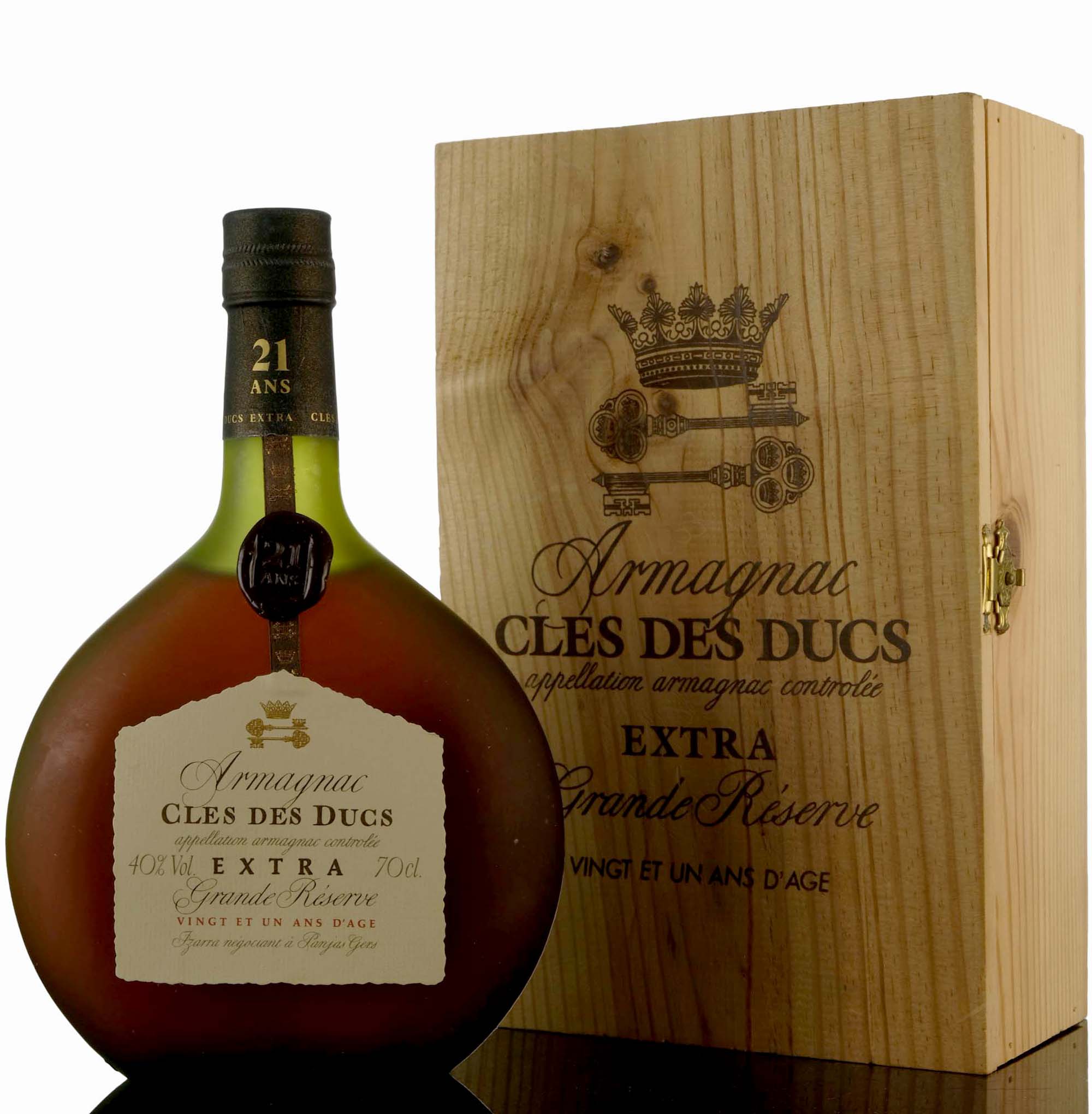 Cles des Ducs 21 Year Old Extra Grande Reserve Armagnac - 1980s