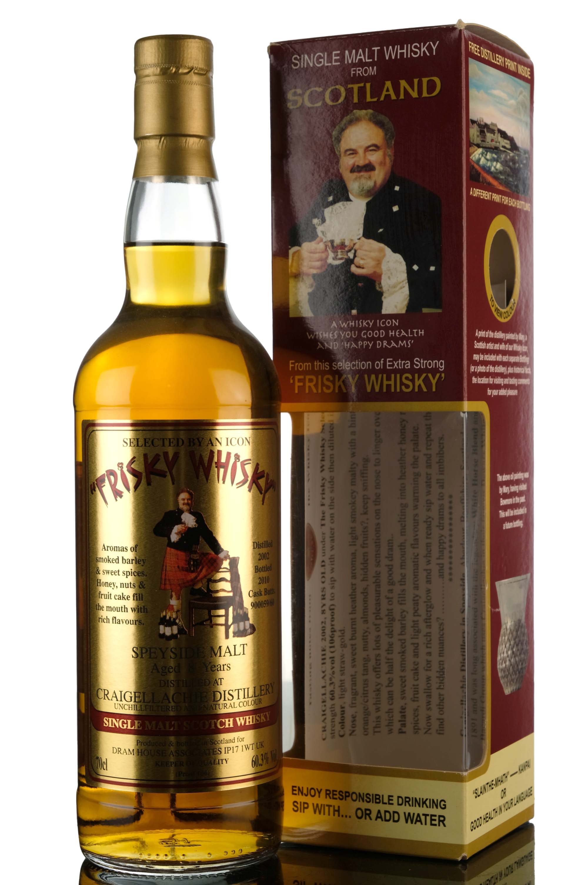 Craigellachie 2002-2010 - 8 Year Old - Frisky Whisky - Casks 9000059/60
