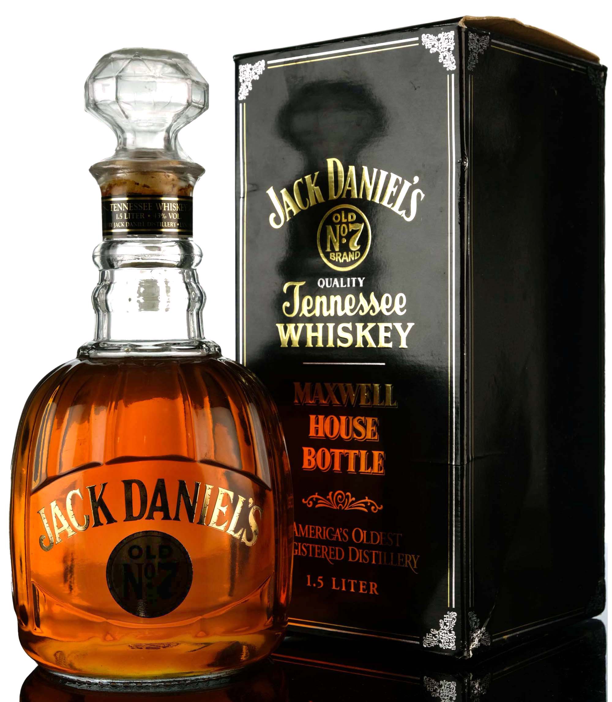 Jack Daniels Old No.7 Maxwell House Bottle - 1.5 Litres