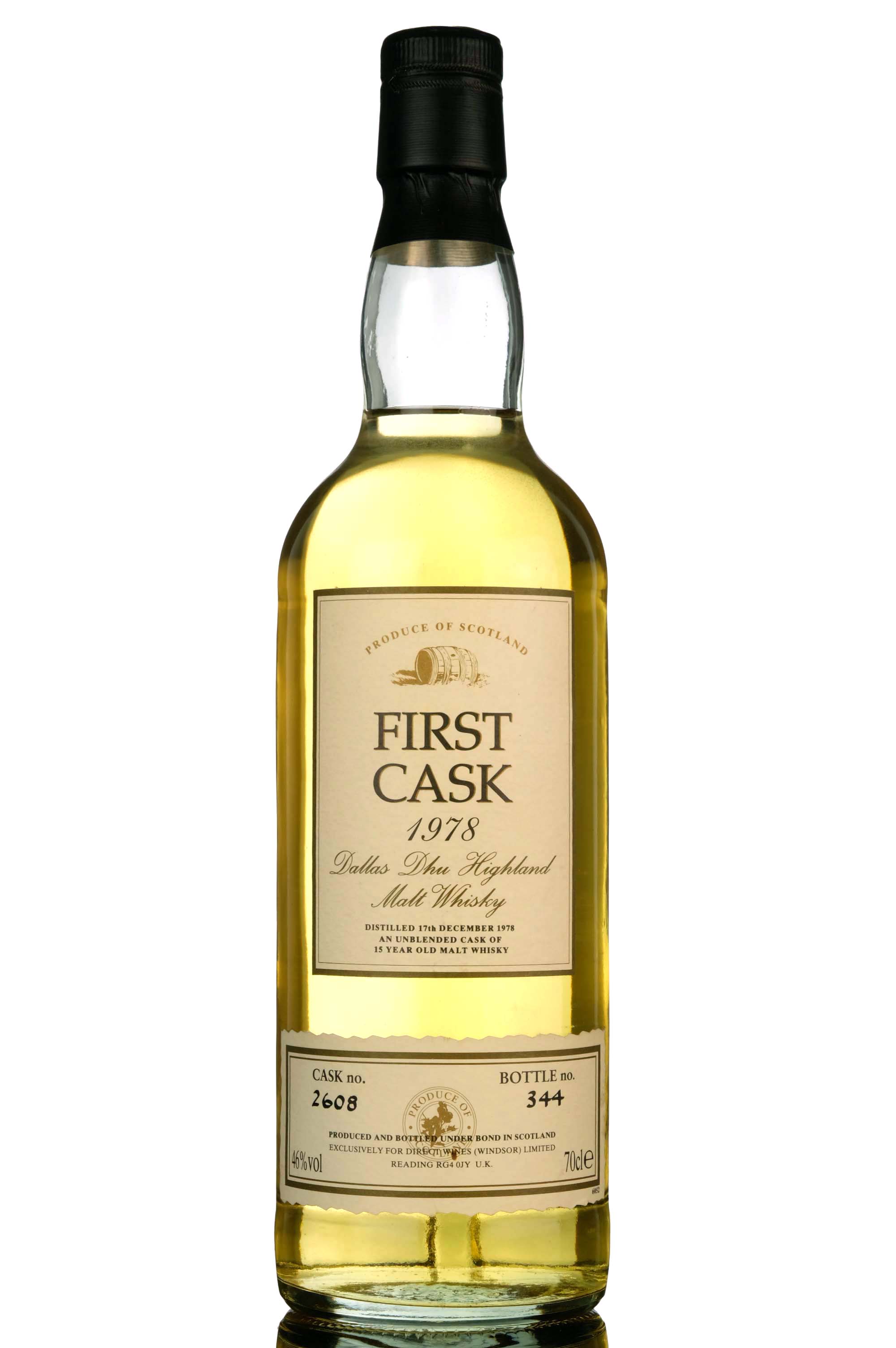 Dallas Dhu 1978 - 15 Year Old - First Cask - Single Cask 2608