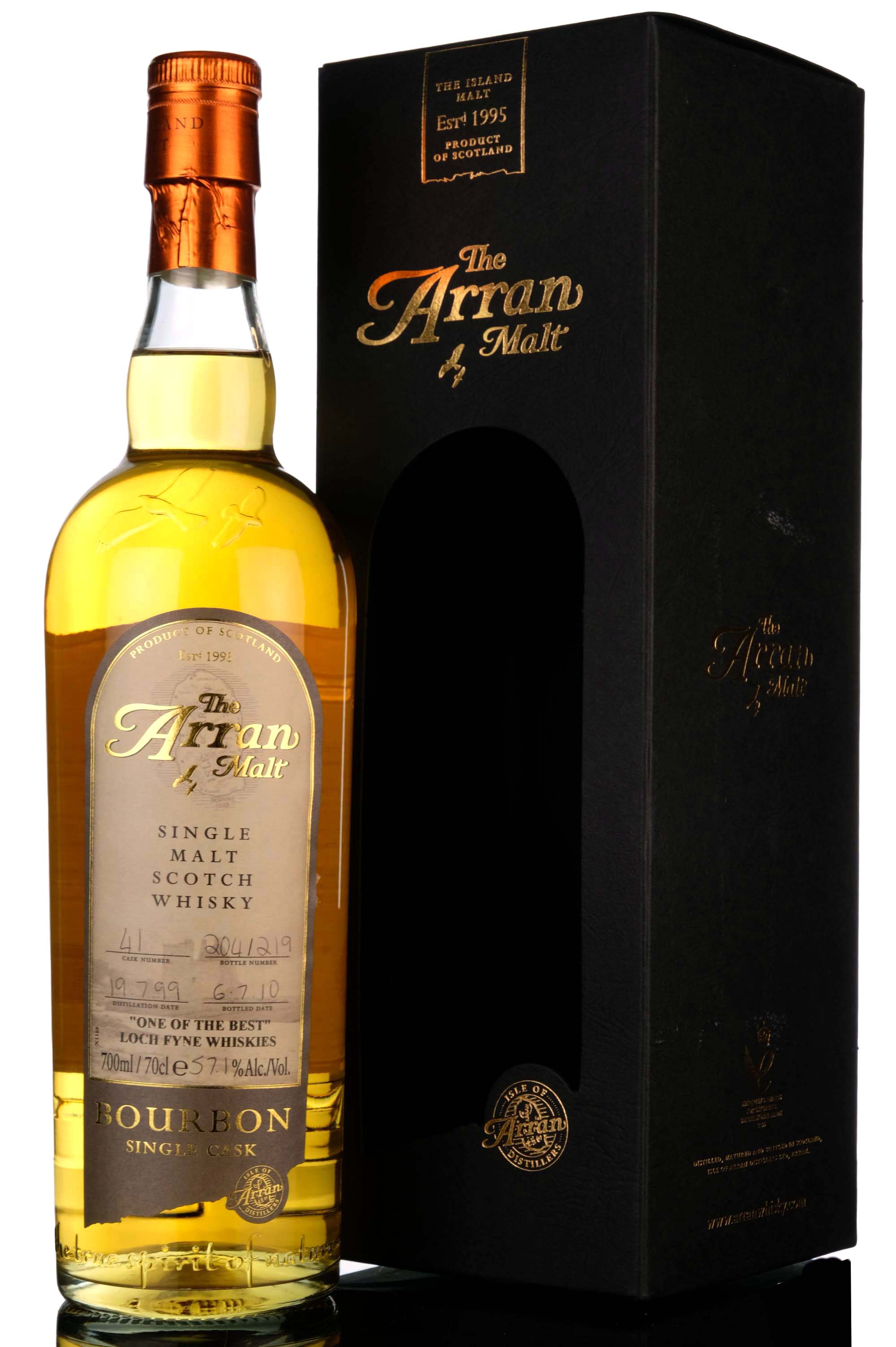 Arran 1999-2010 - 10 Year Old - Single Cask 41 - Loch Fyne Whiskies Exclusive