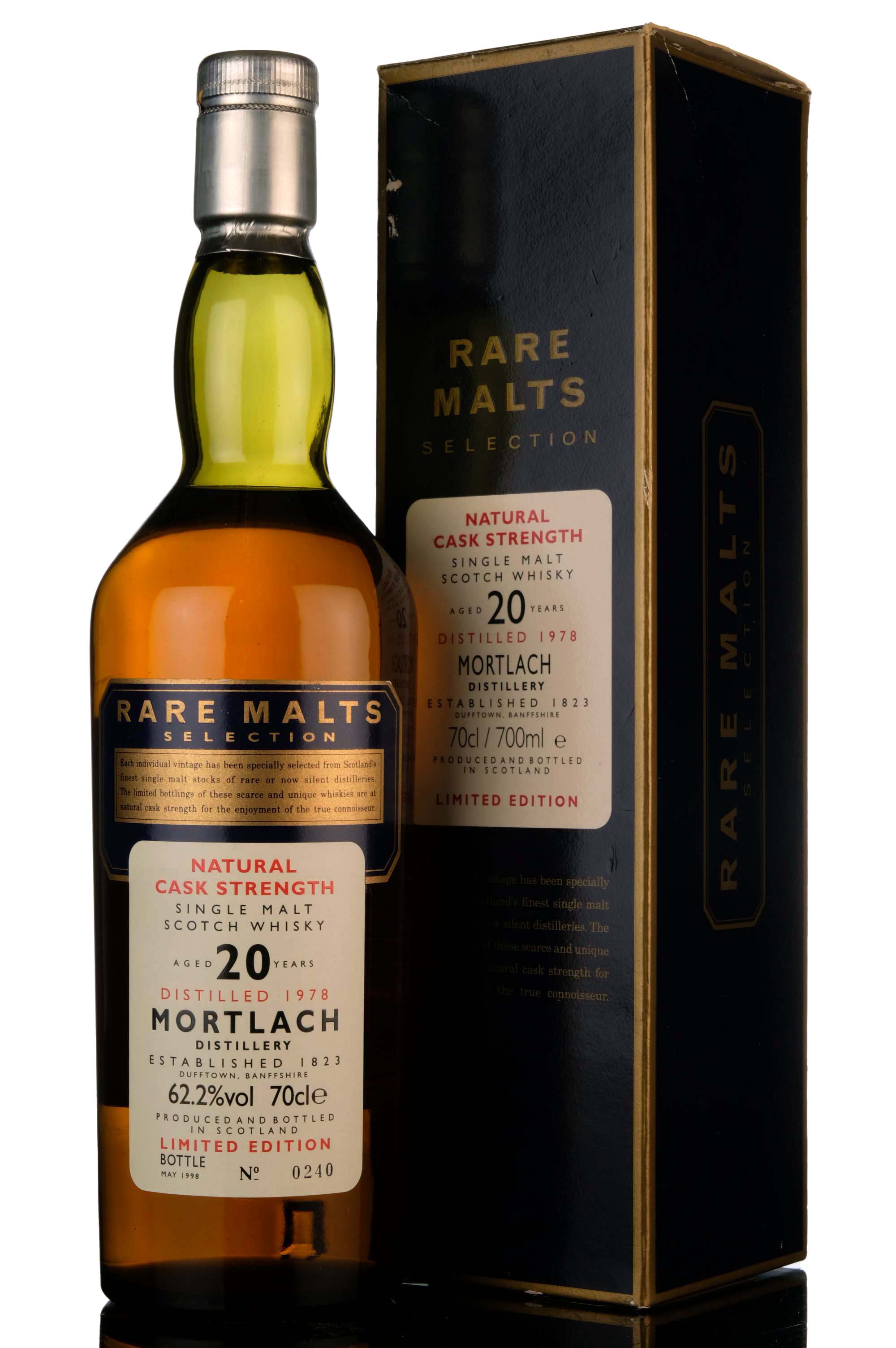 Mortlach 1978-1998 - 20 Year Old - Rare Malts 62.2%