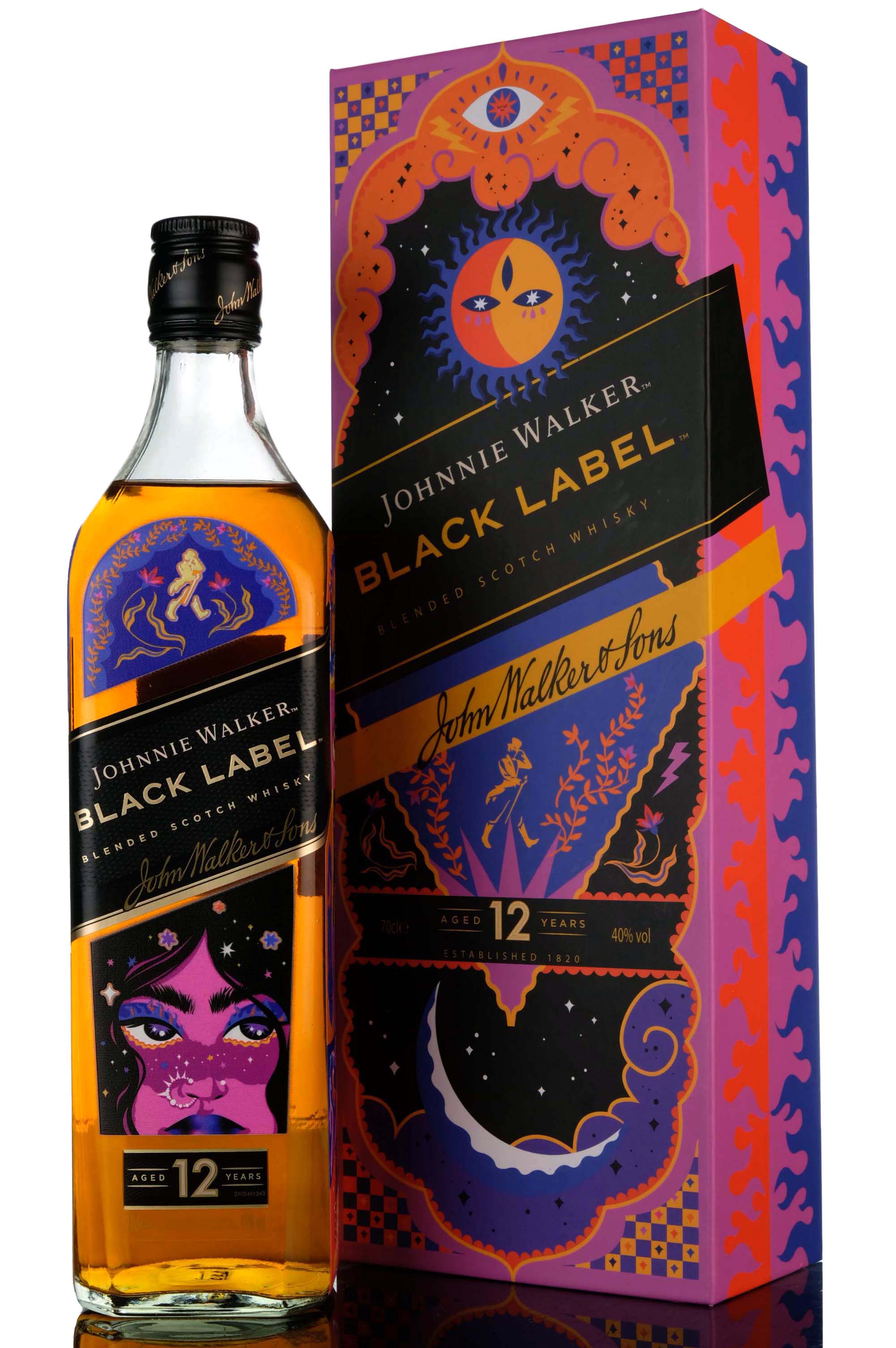 Johnnie Walker 12 Year Old - Black Label - Bold Steps - 2023 Release