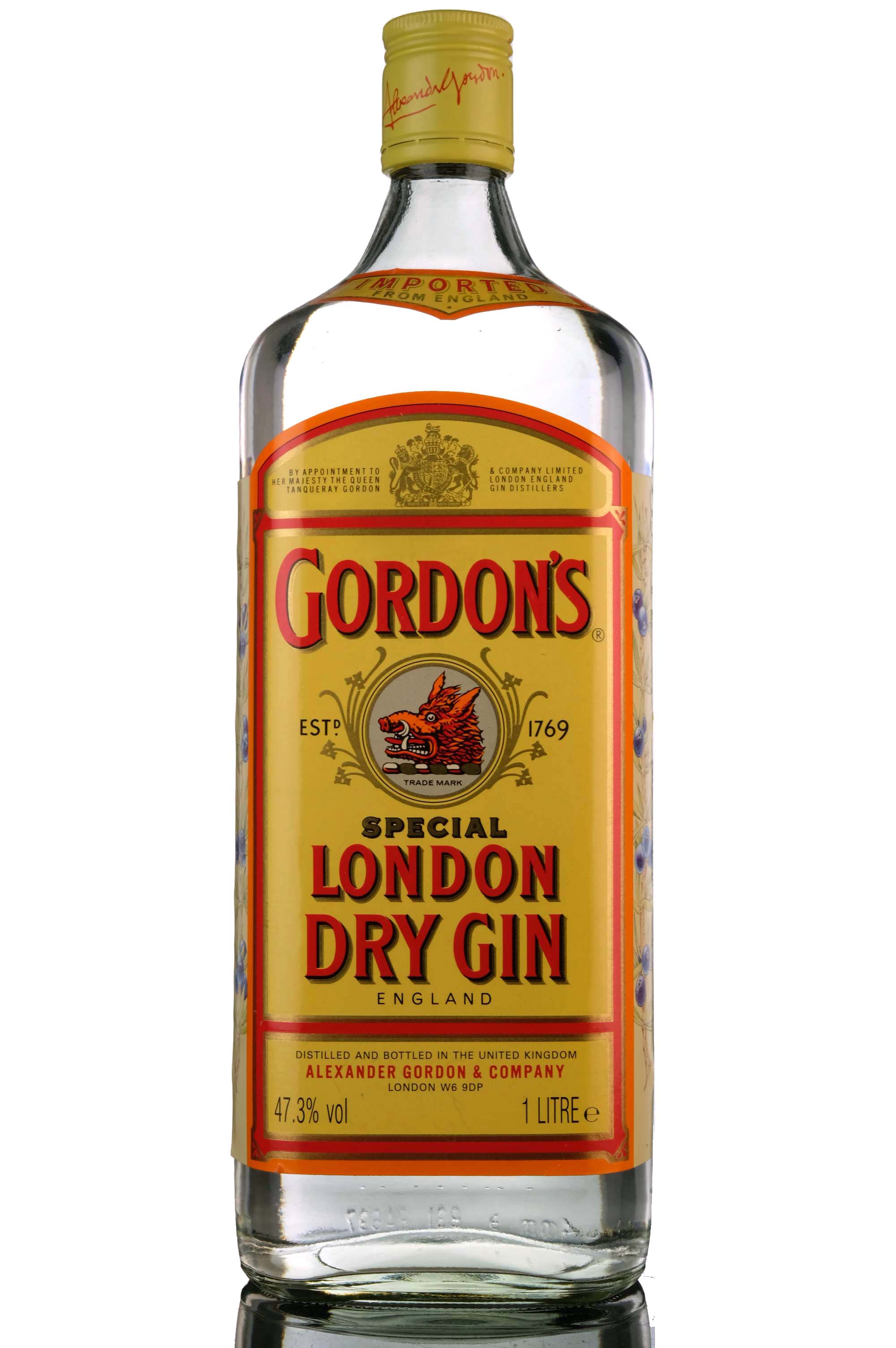 Gordons Special London Dry Gin - 1 Litre