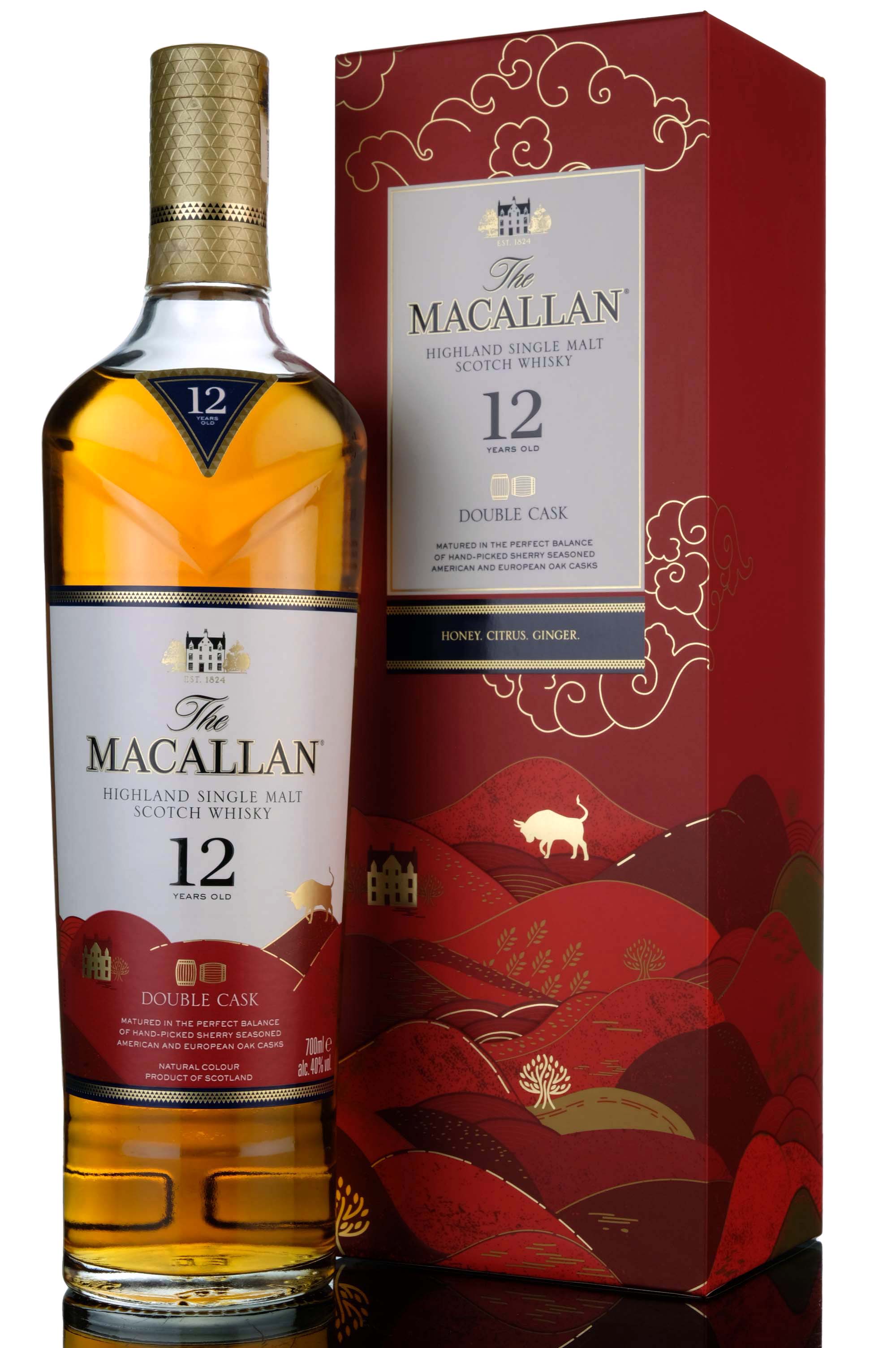 Macallan 12 Year Old - Double Cask - Year Of The Ox - 2021 Release