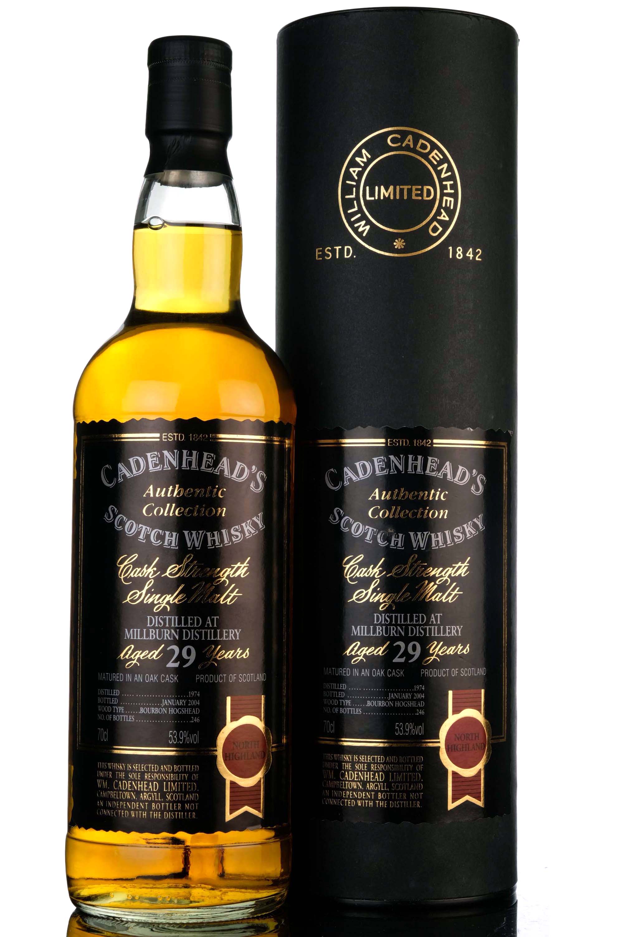 Millburn 1974-2004 - 29 Year Old - Cadenheads Authentic Collection - Single Cask