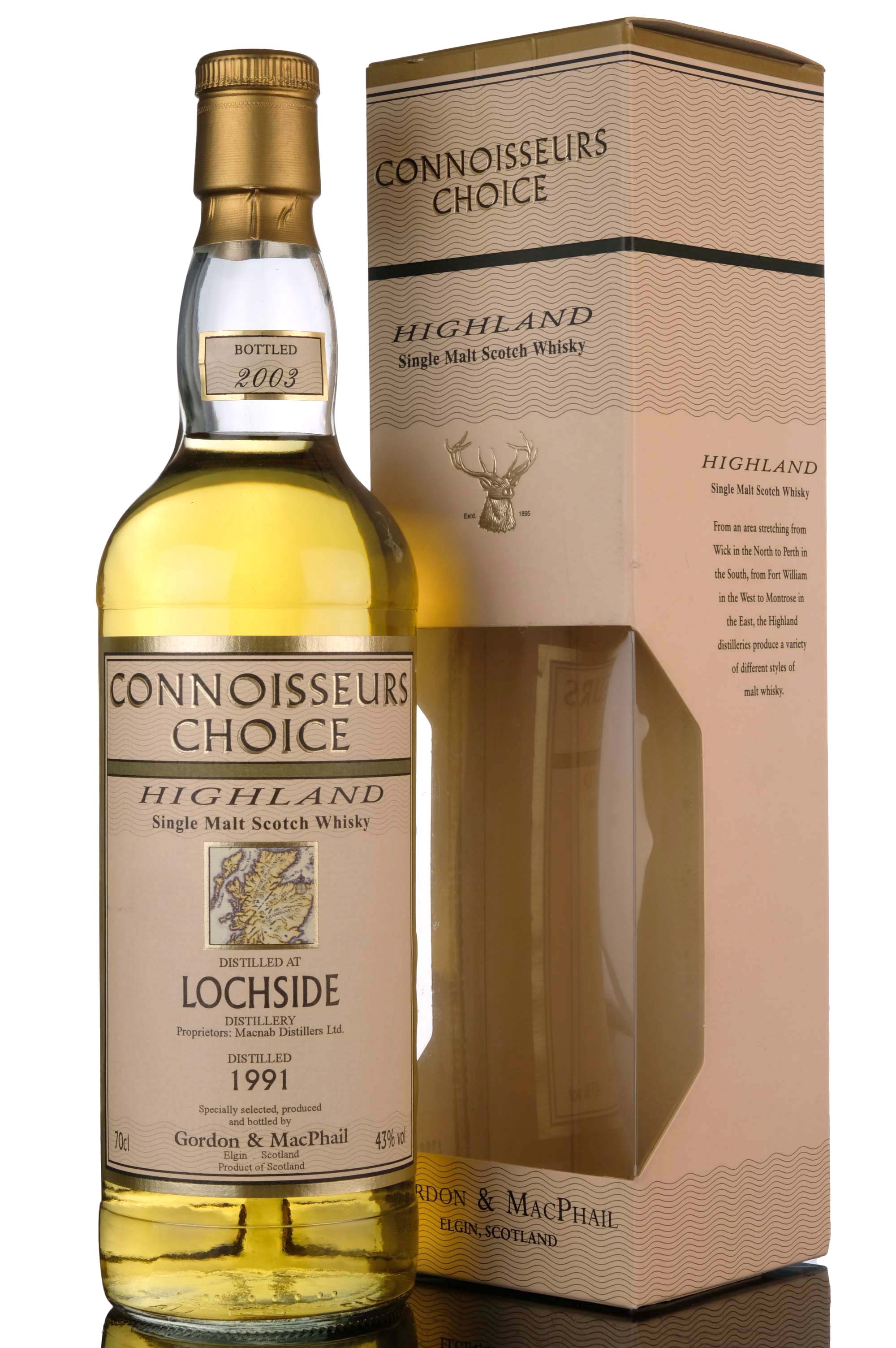 Lochside 1991-2003 - Gordon & MacPhail - Connoisseurs Choice