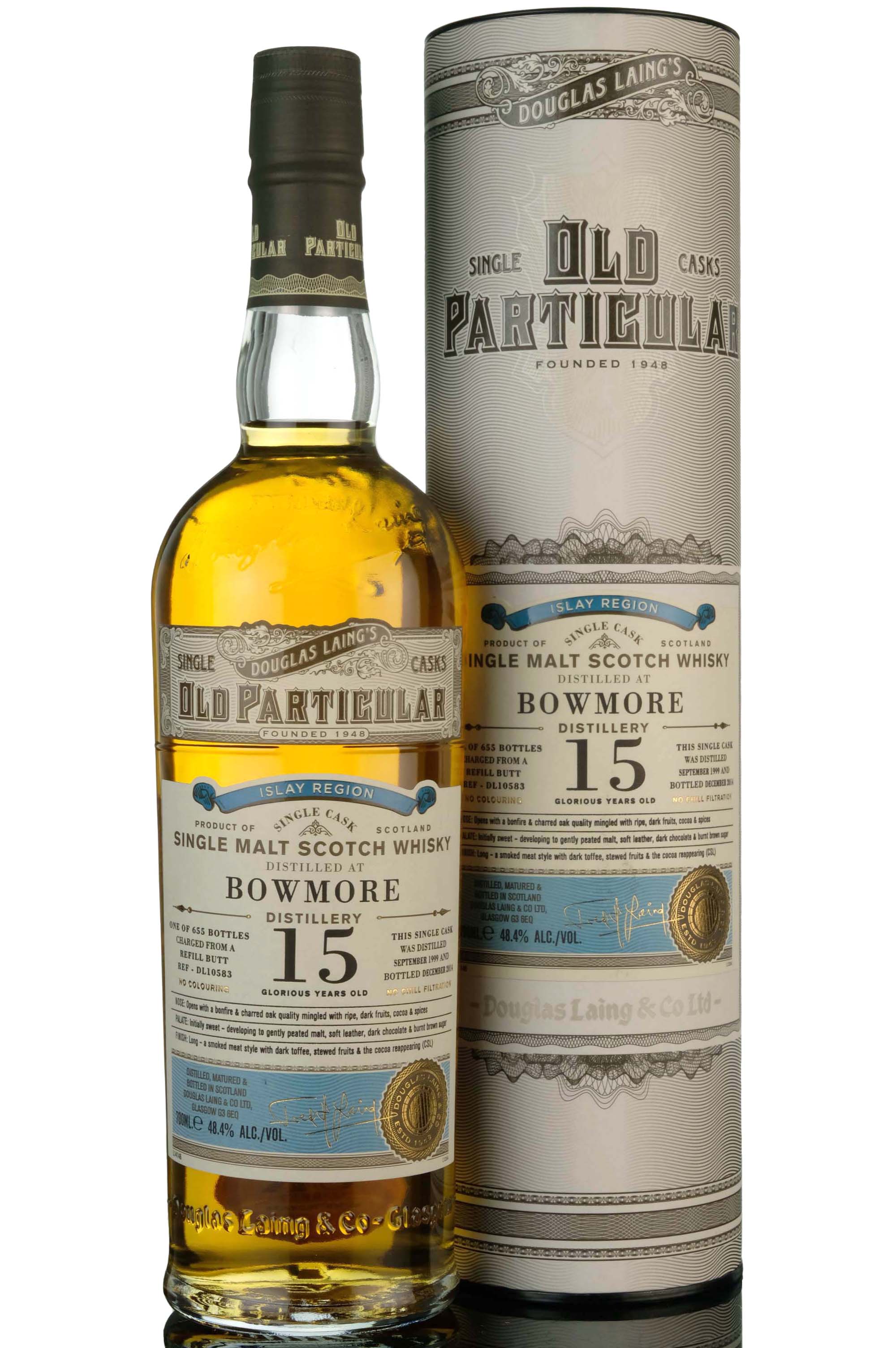 Bowmore 1999-2014 - 15 Year Old - Douglas Laing - Old Particular - Single Cask 10583