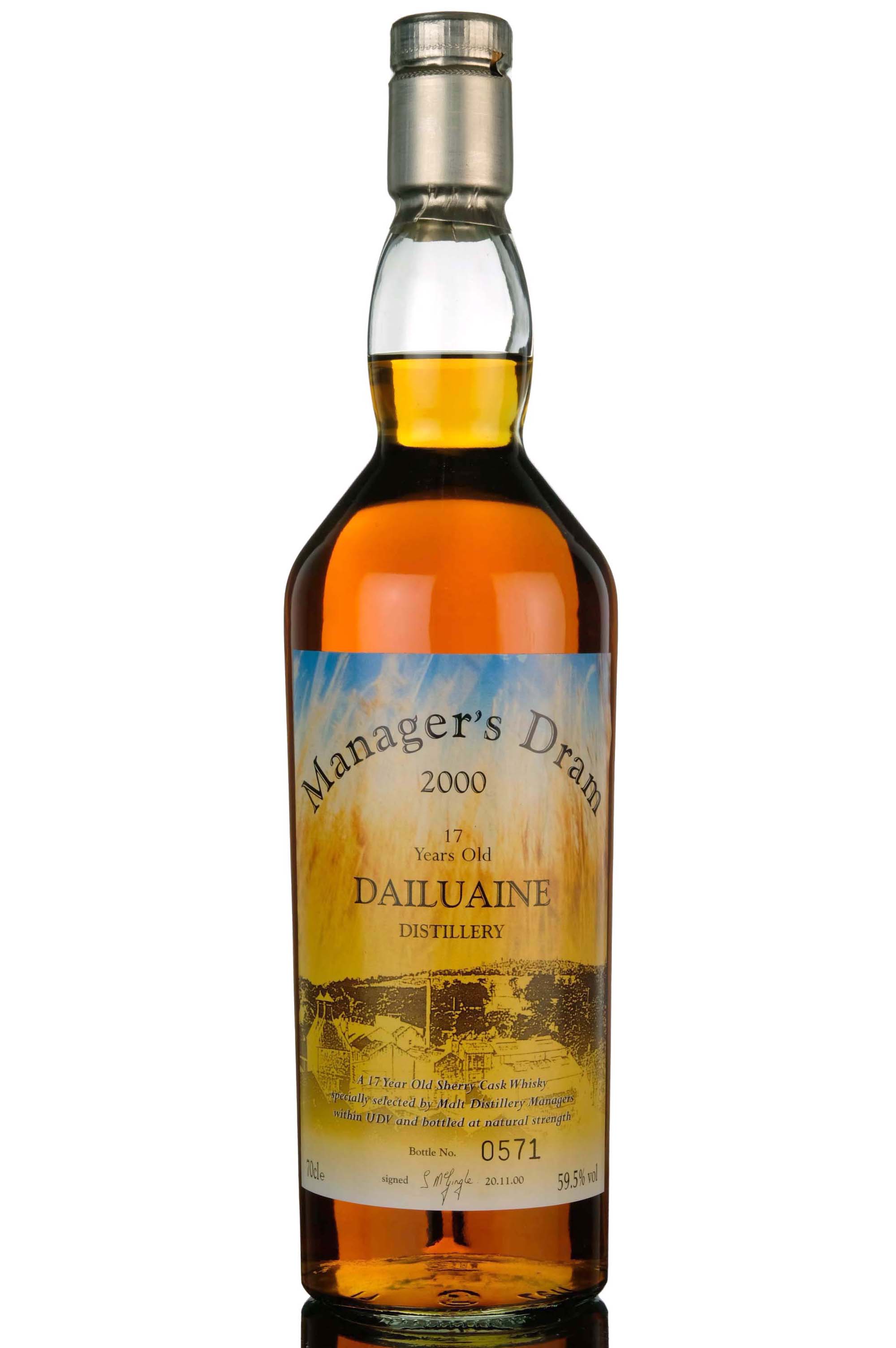 Dailuaine 17 Year Old - Managers Dram 2000
