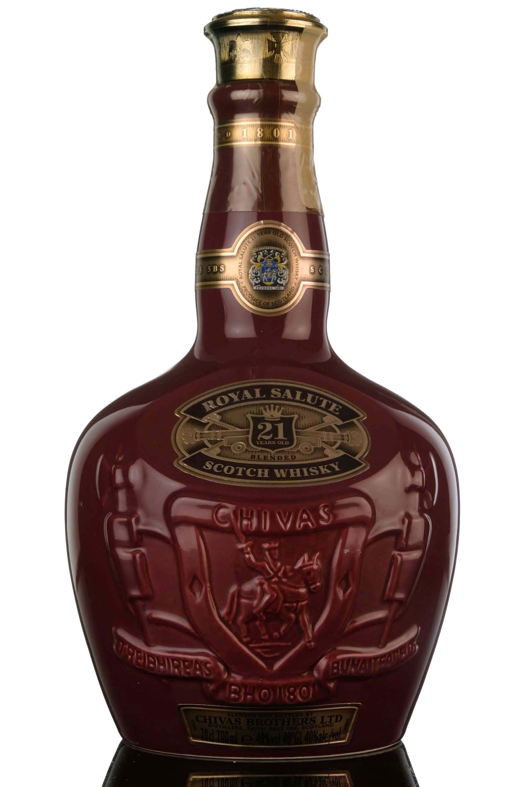 Royal Salute 21 Year Old - Burgundy Ceramic