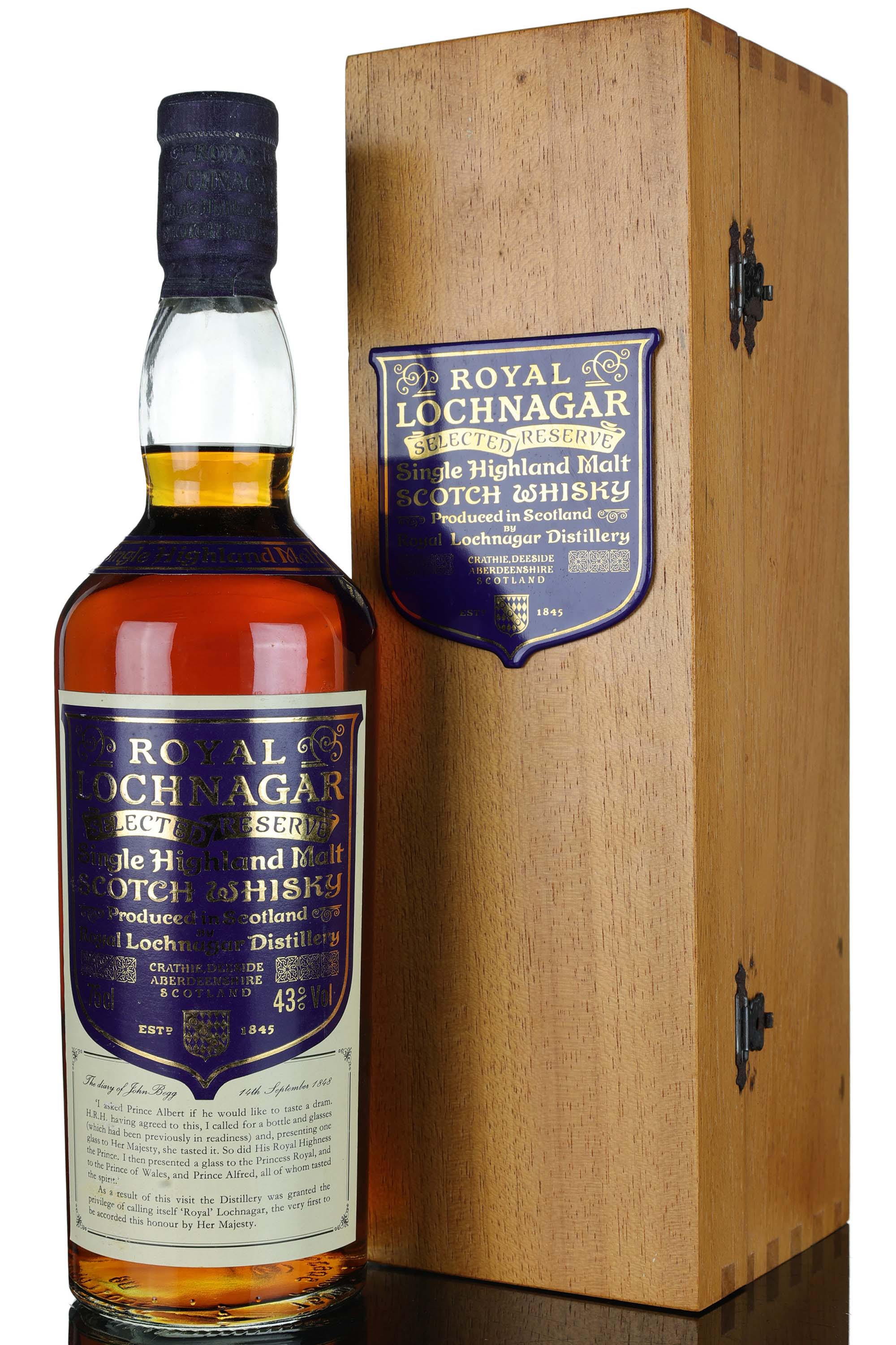 Royal Lochnagar Selected Reserve - Circa 1990