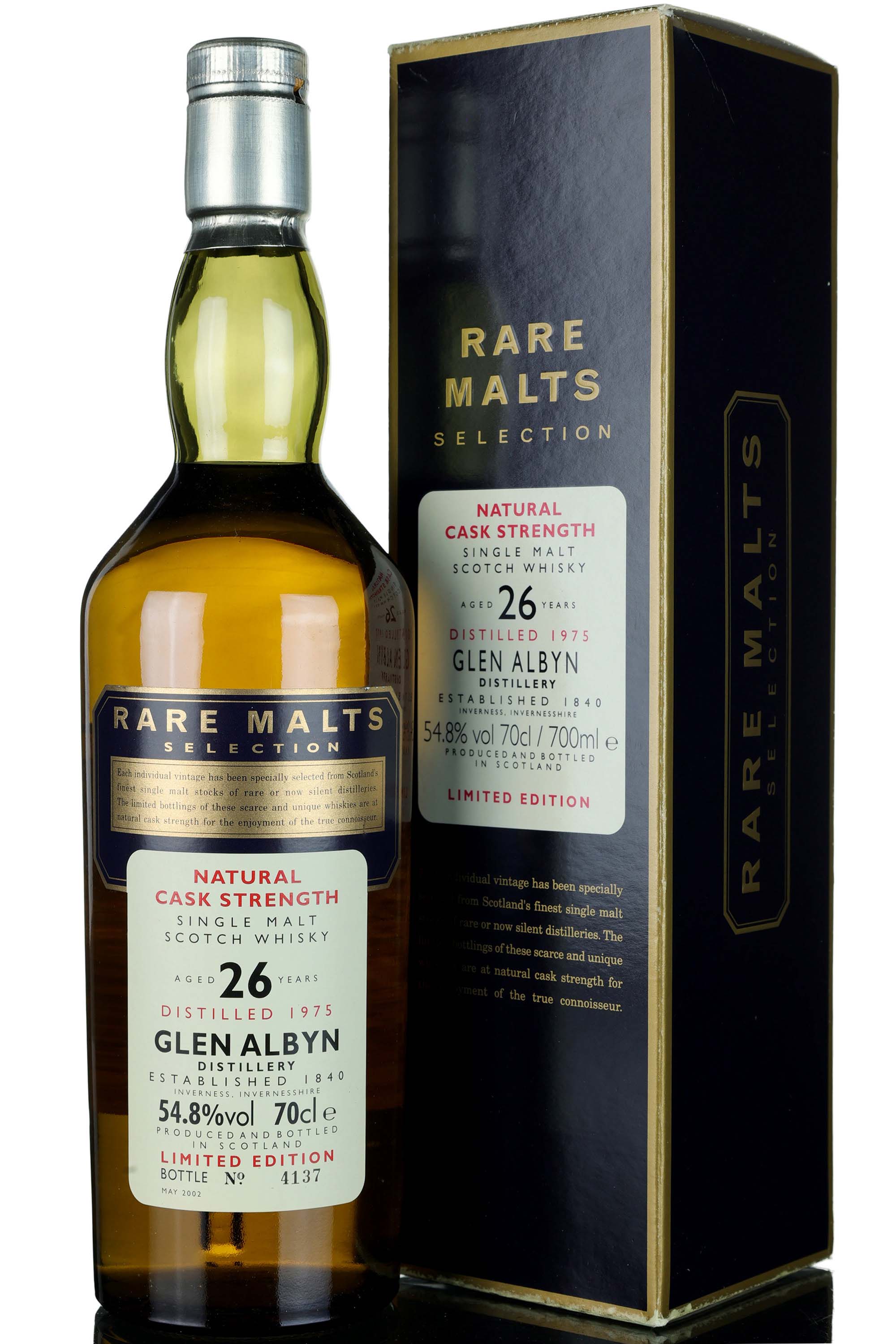 Glen Albyn 1975-2002 - 26 Year Old - Rare Malts 54.8%