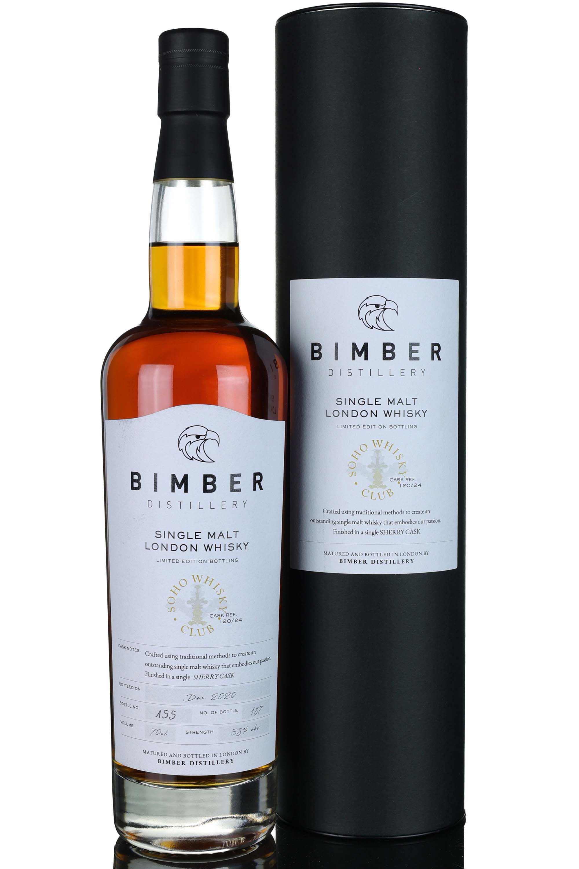 Bimber Soho Whisky Club Exclusive - Single Cask 120/24 - 2020 Release