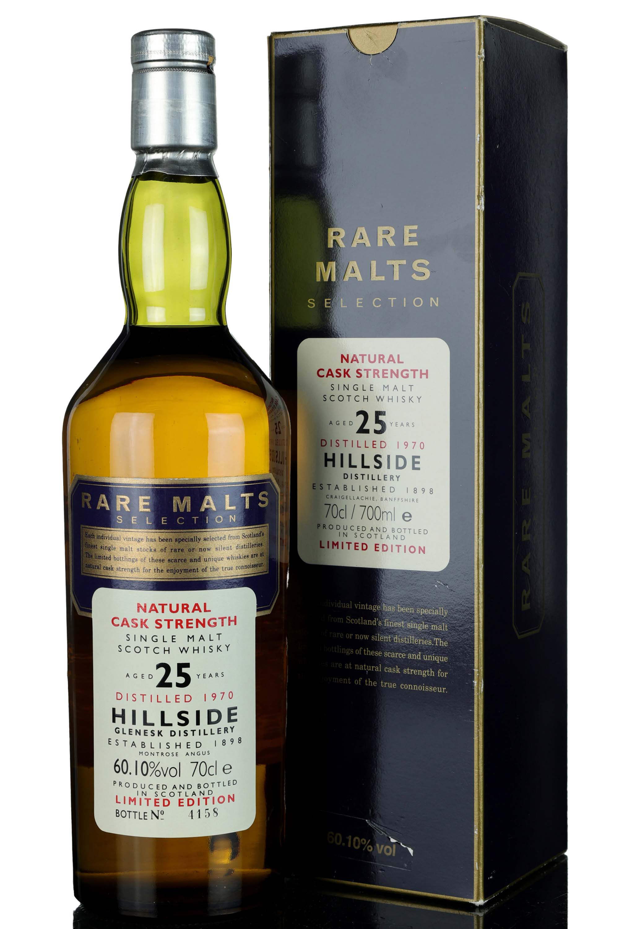 Hillside 1970 - 25 Year Old - Rare Malts 60.10%