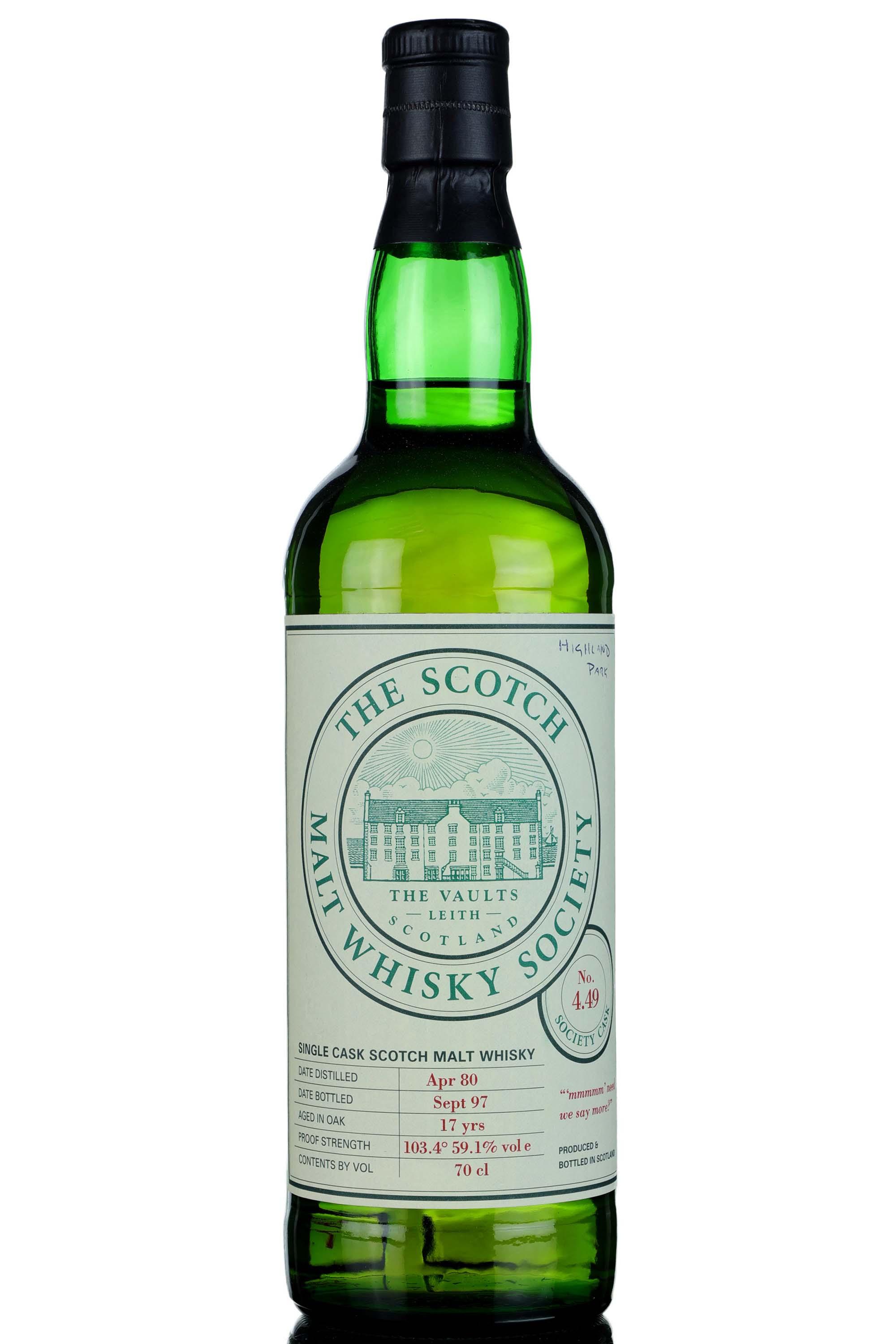 Highland Park 1980-1997 - 17 Year Old - SMWS 4.49 - 'MMMMM' Need We Say More?