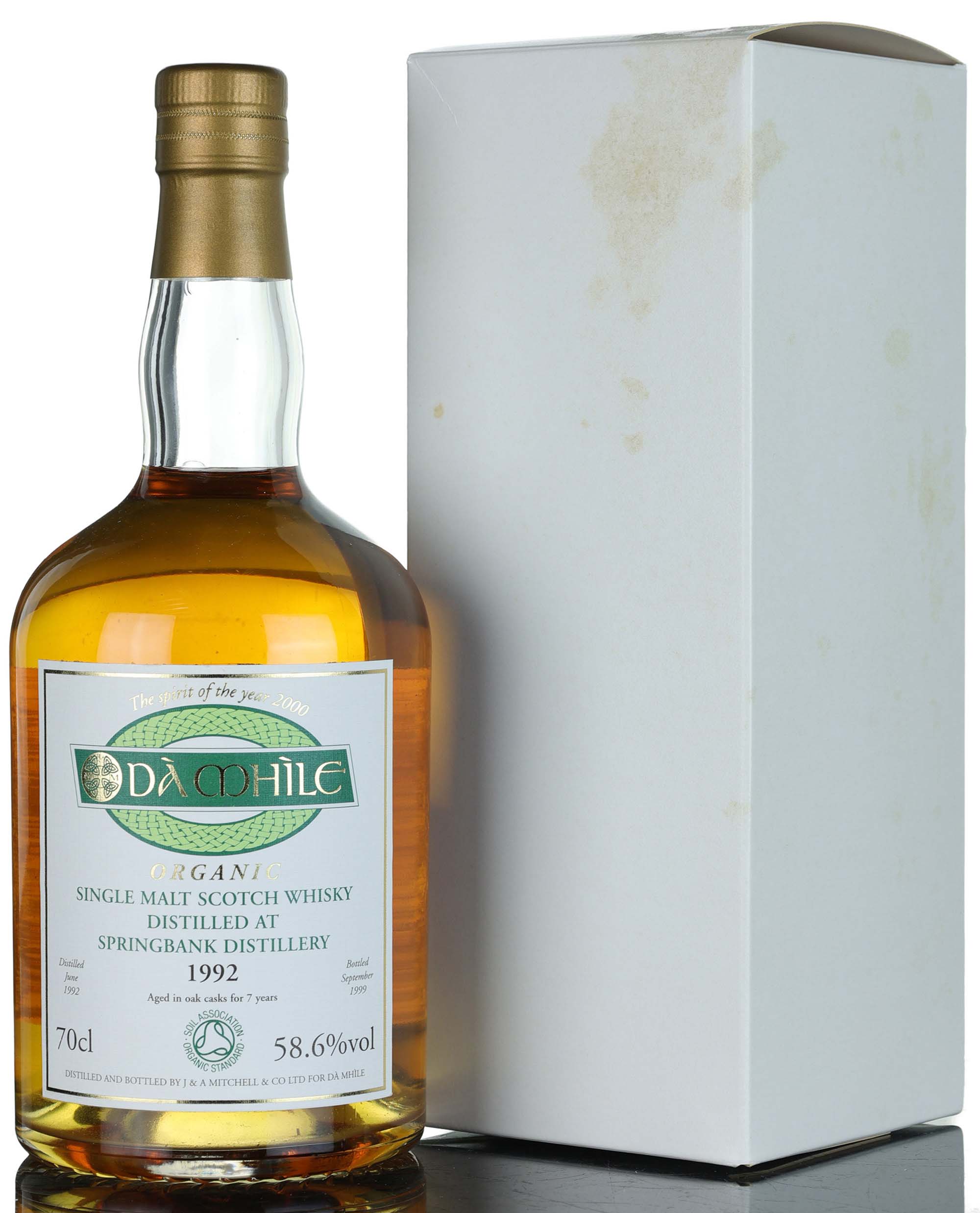 Springbank 1992-1999 - 7 Year Old - Da Mhile Exclusive - First Organic Whisky - Cask Stren