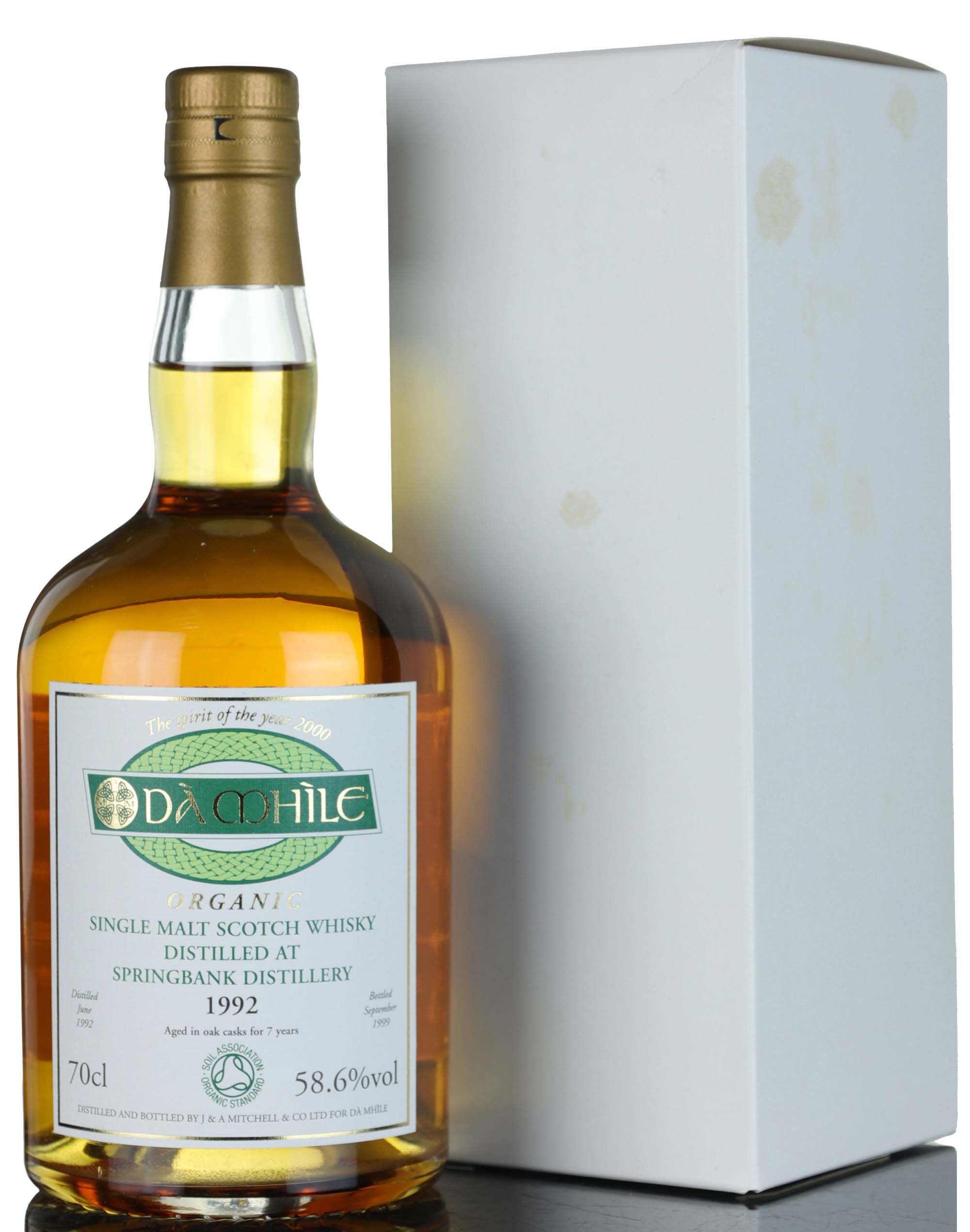 Springbank 1992-1999 - 7 Year Old - Da Mhile Exclusive - First Organic Whisky - Cask Stren