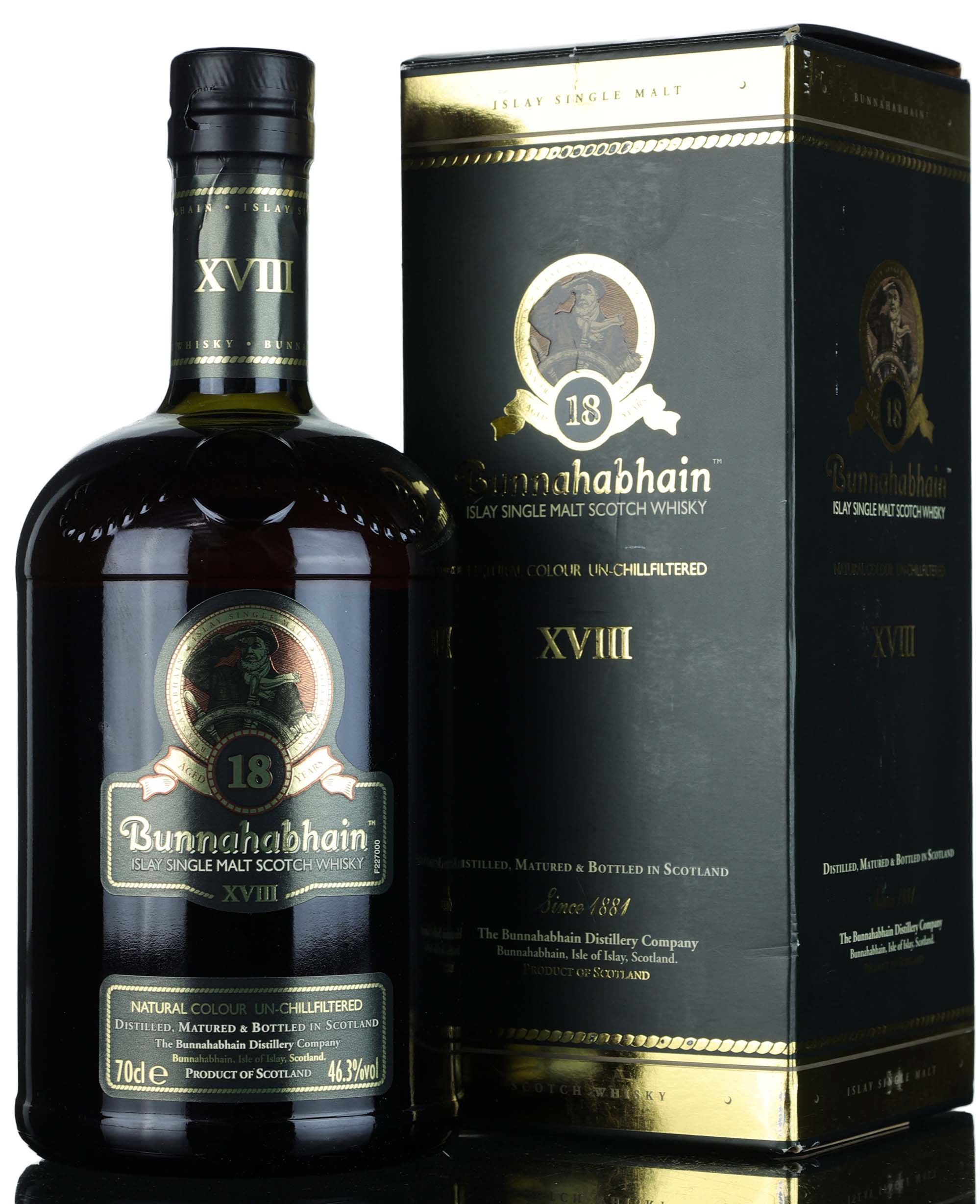 Bunnahabhain 18 Year Old - XVIII - 46.3%