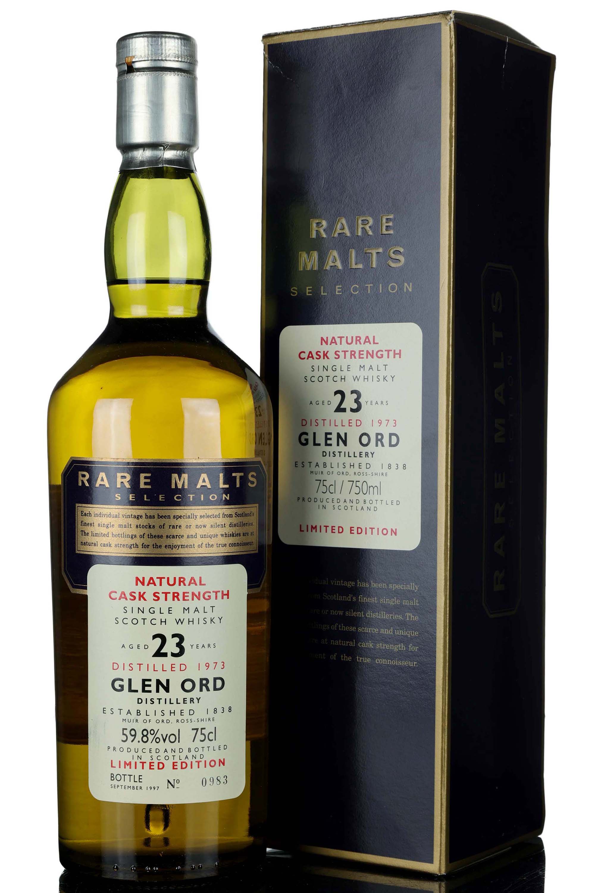 Glen Ord 1973-1997 - 23 Year Old - Rare Malts 59.8%