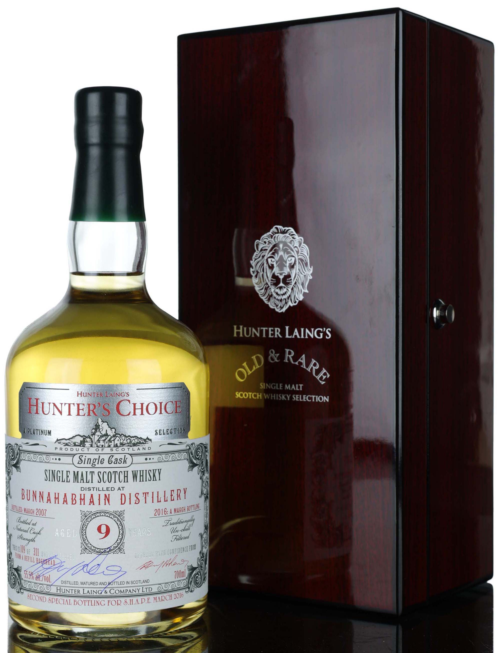 Bunnahabhain 2007-2016 - 9 Year Old - Hunter Laing - Old & Rare Platinum Selection - Singl