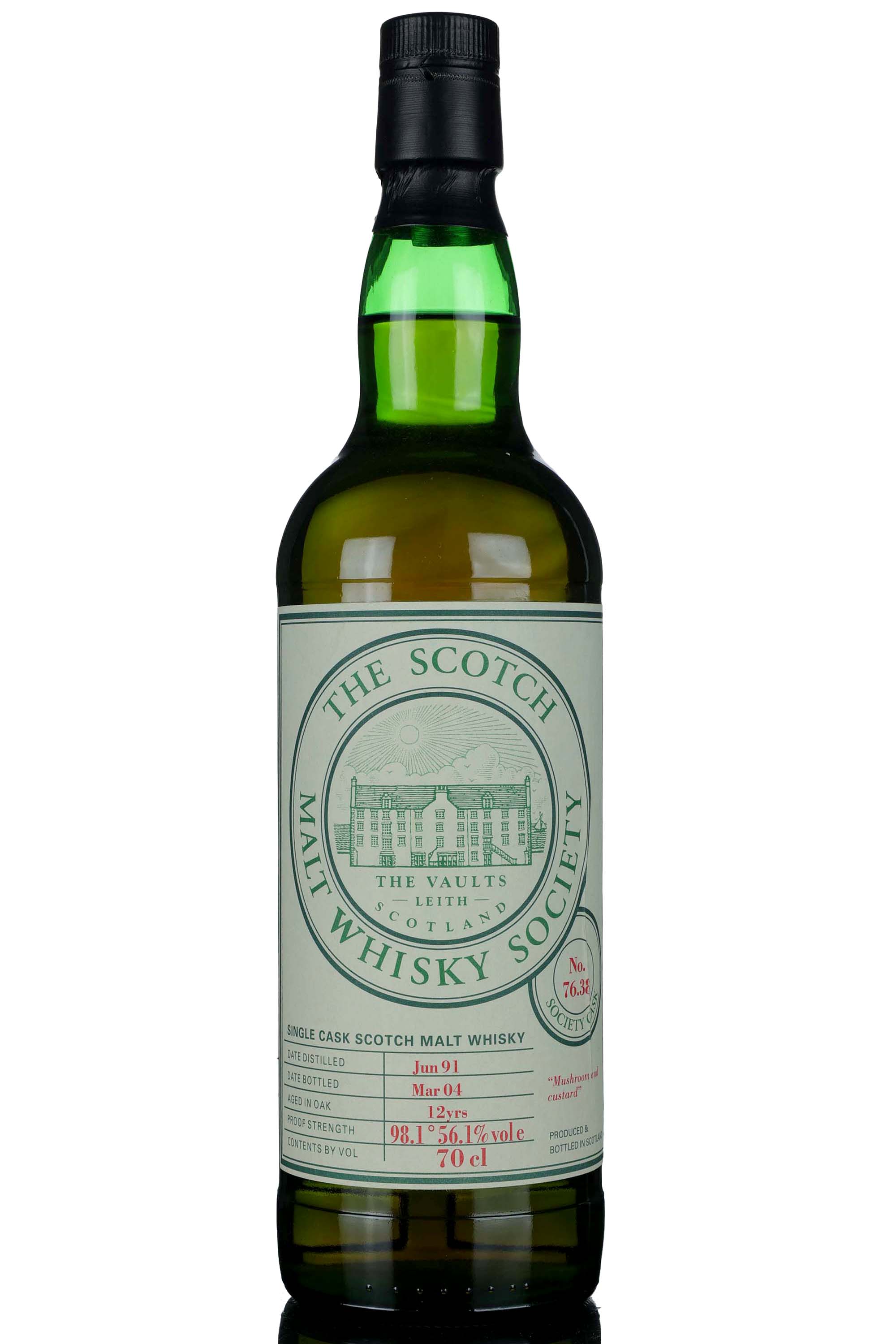 Mortlach 1991-2004 - 12 Year Old - SMWS 76.38 - Mushroom & Custard