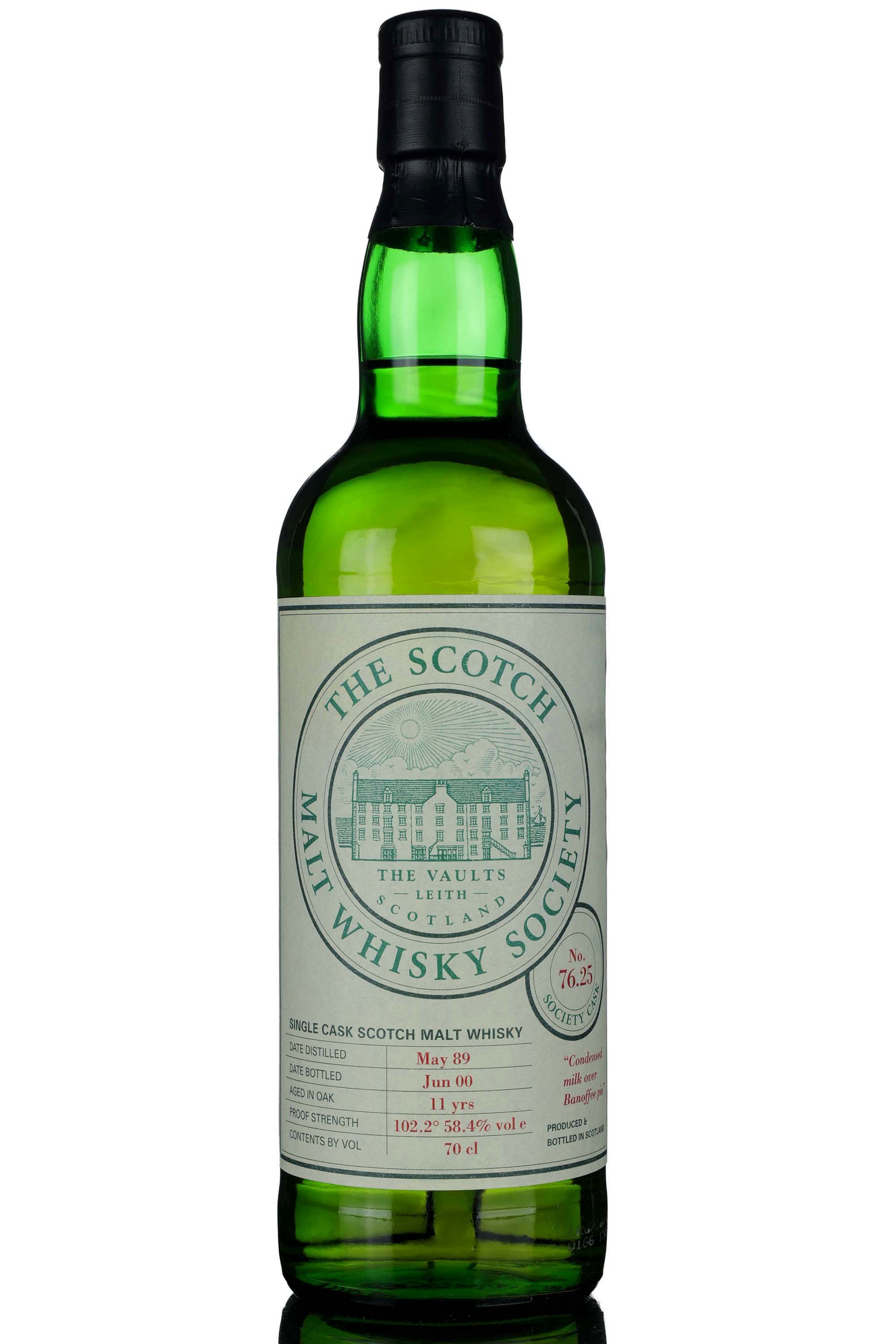 Mortlach 1989-2000 - 11 Year Old - SMWS 76.25 - Condensed Milk Over Banoffee Pie