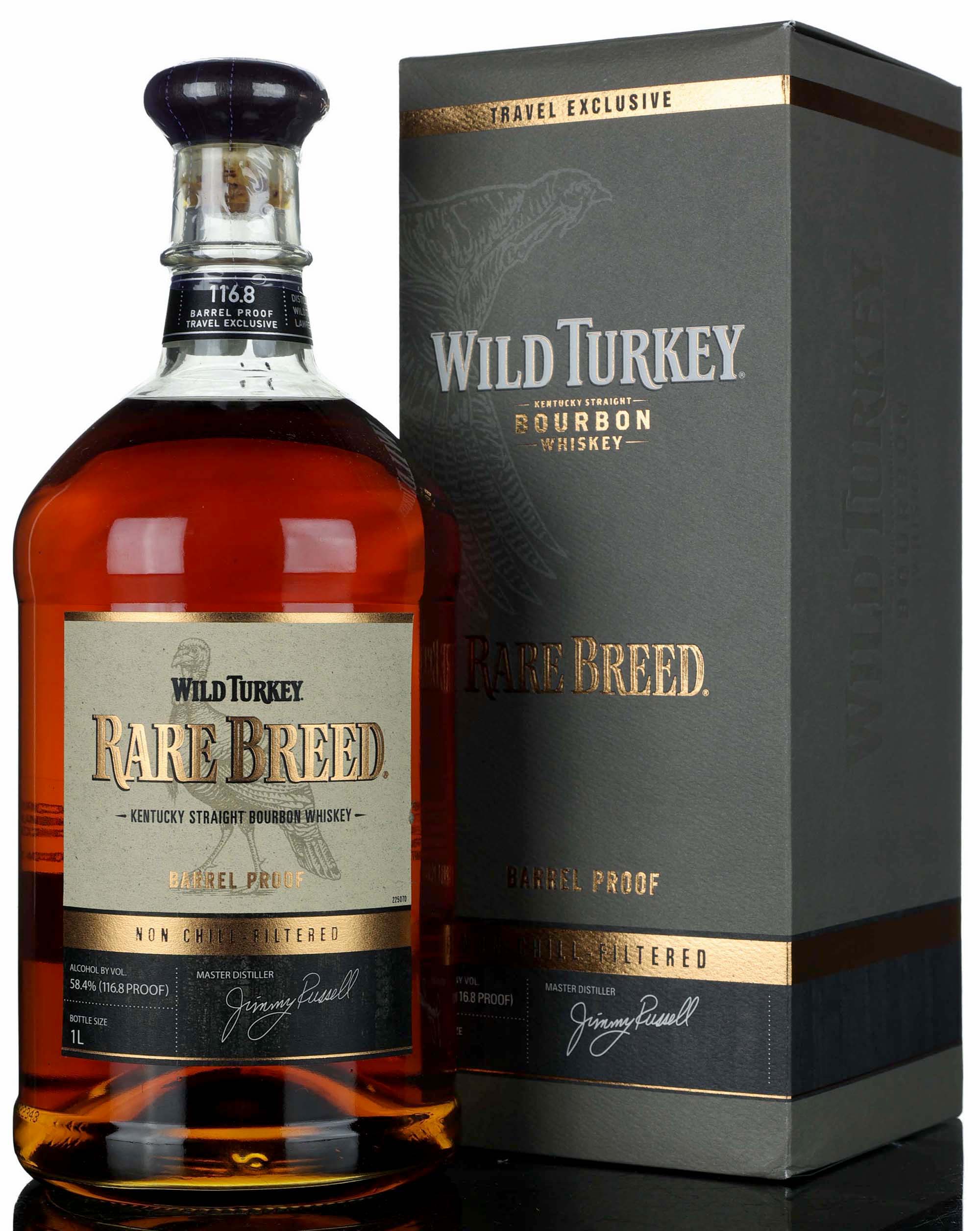 Wild Turkey Rare Breed - Barrel Proof 58.4% - Travel Exclusive - 2022 Release - 1 Litre