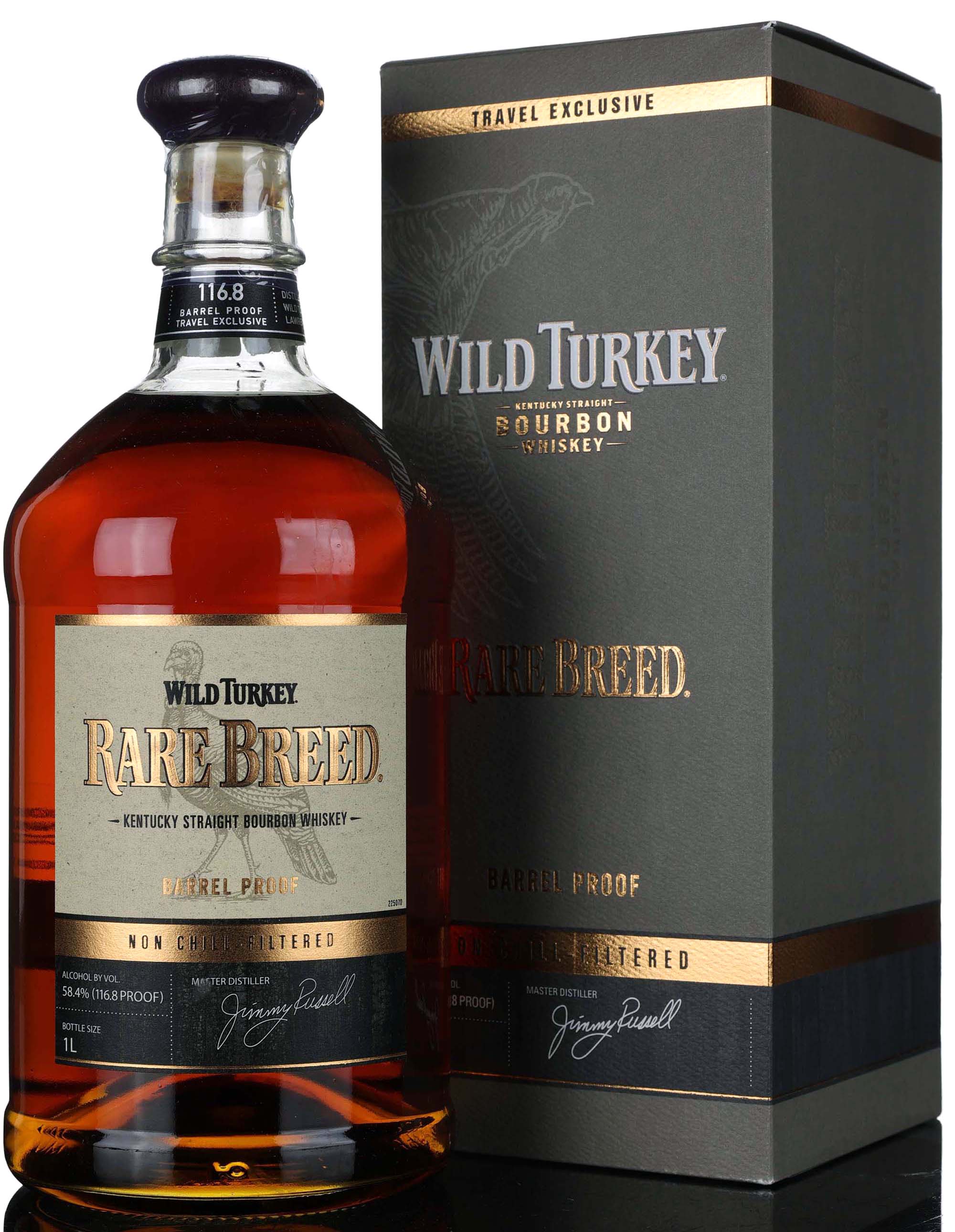 Wild Turkey Rare Breed - Barrel Proof 58.4% - Travel Exclusive - 2022 Release - 1 Litre