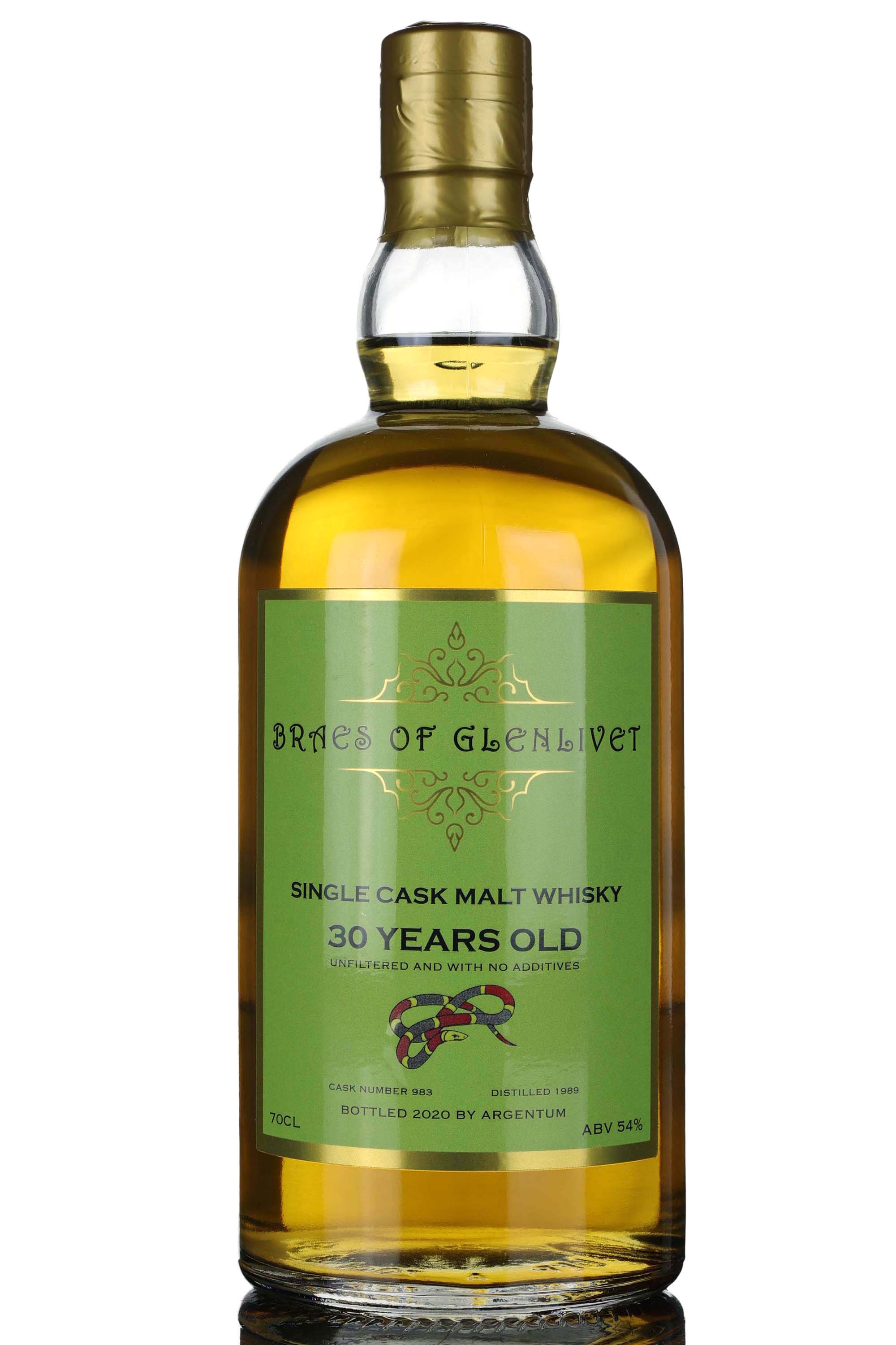 Braes Of Glenlivet 1989-2020 - 30 Year Old - Single Cask 983